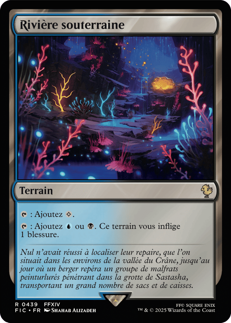 Rivière souterraine — Final Fantasy Commander — Magic: The Gathering