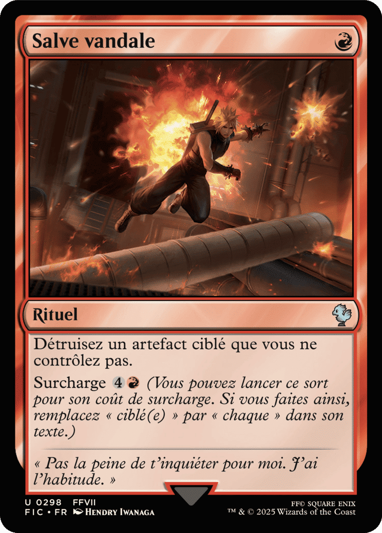 Salve vandale — Final Fantasy Commander — Magic: The Gathering