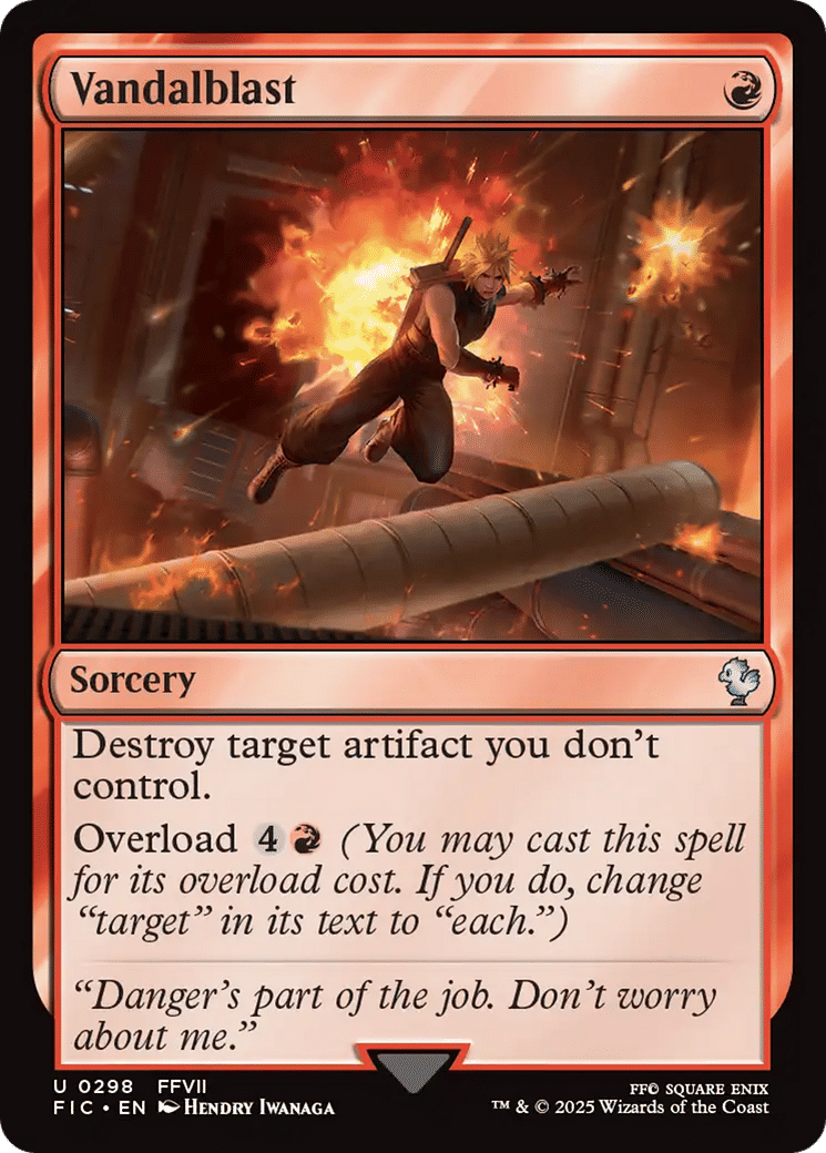 Vandalblast — Final Fantasy Commander — Magic: The Gathering