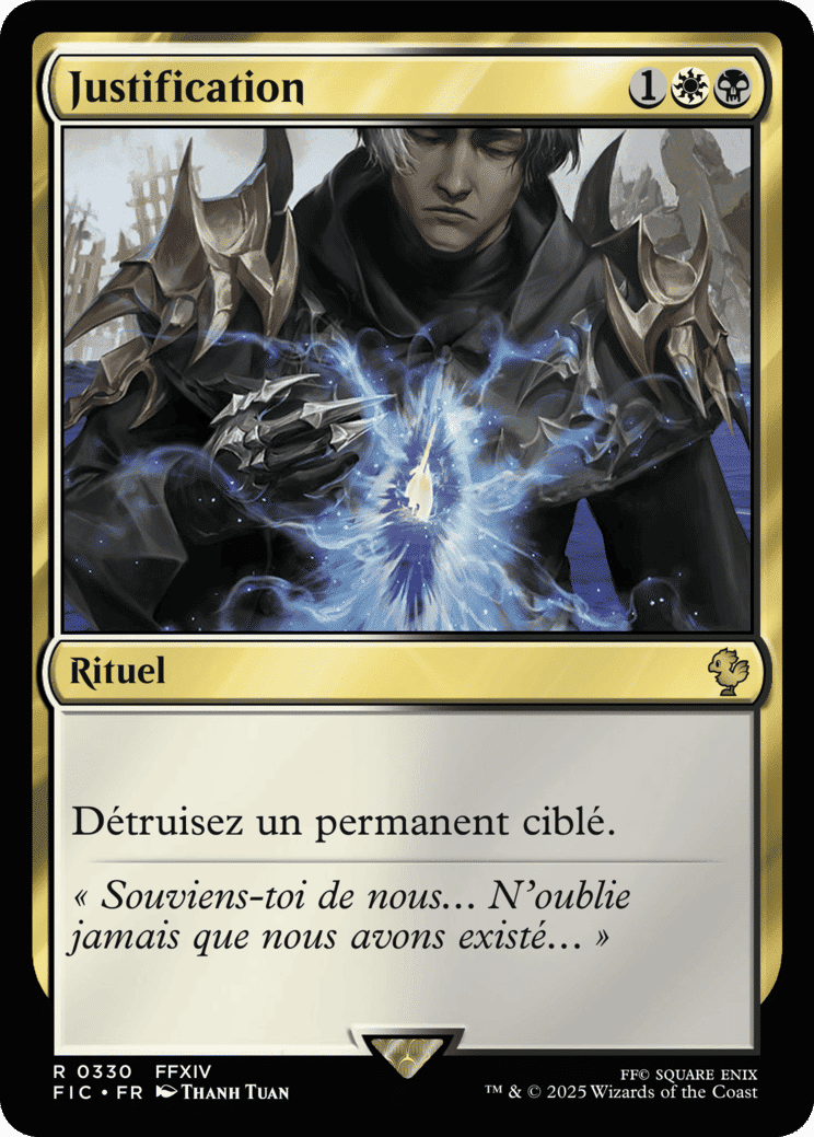 Justification — Final Fantasy Commander — Magic: The Gathering