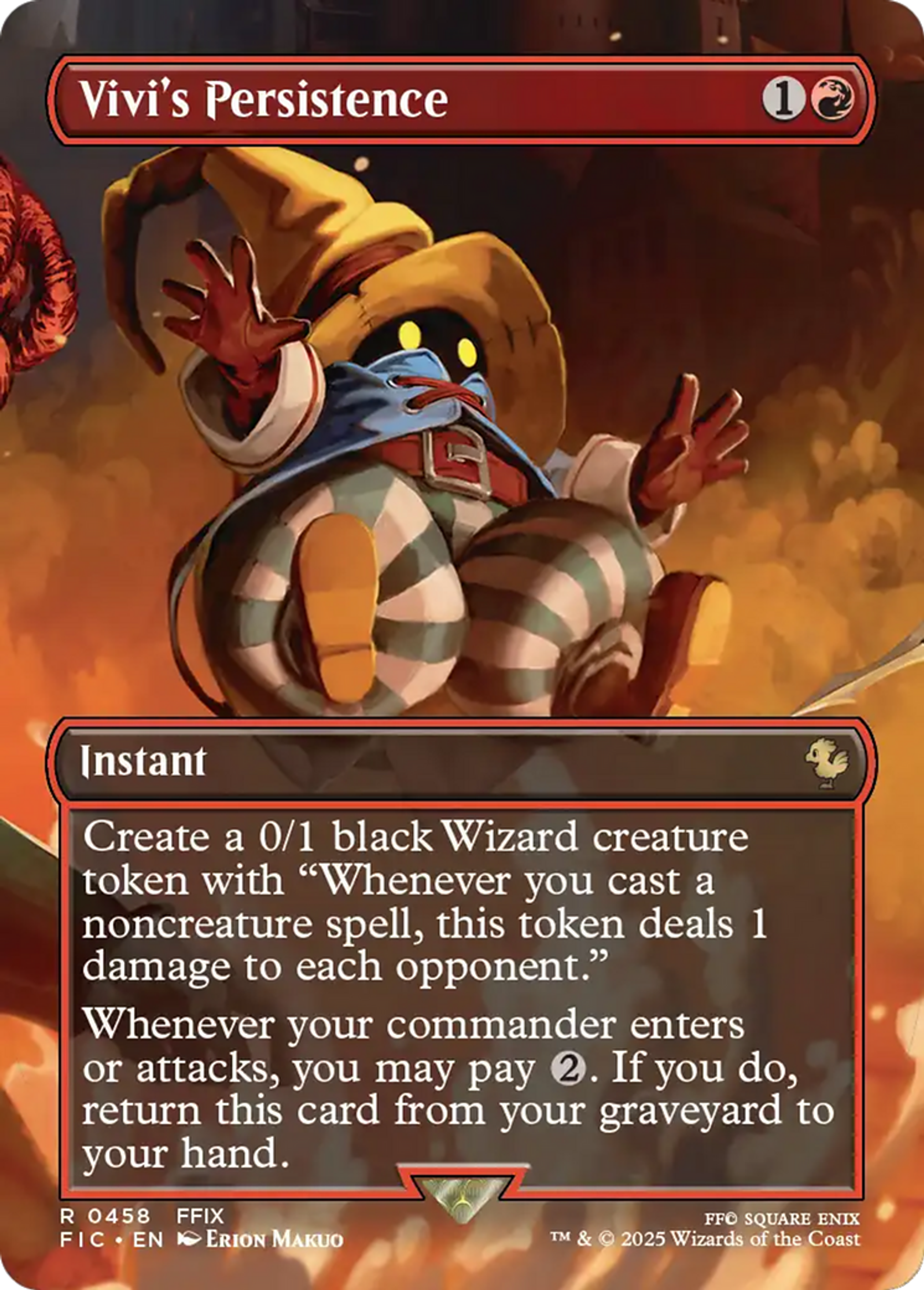 Vivi's Persistence — Final Fantasy Commander — Magic: The Gathering