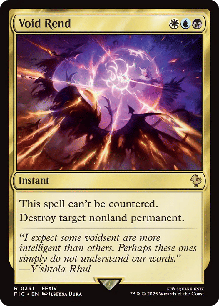 Void Rend — Final Fantasy Commander — Magic: The Gathering