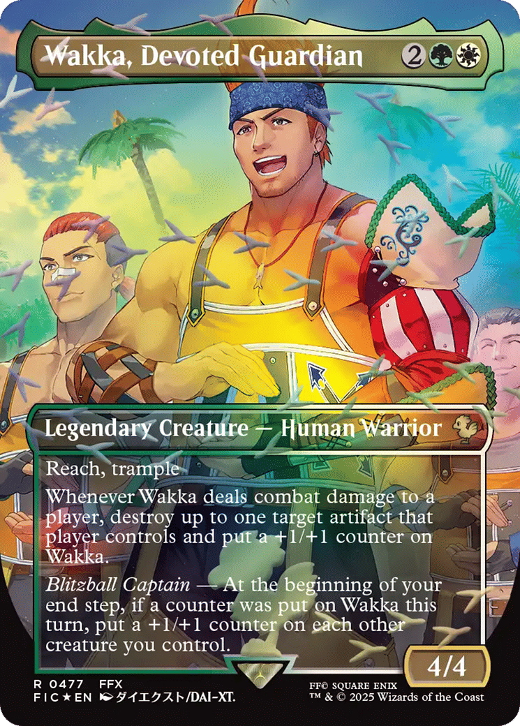 Wakka, Devoted Guardian — Final Fantasy Commander — Magic: The Gathering