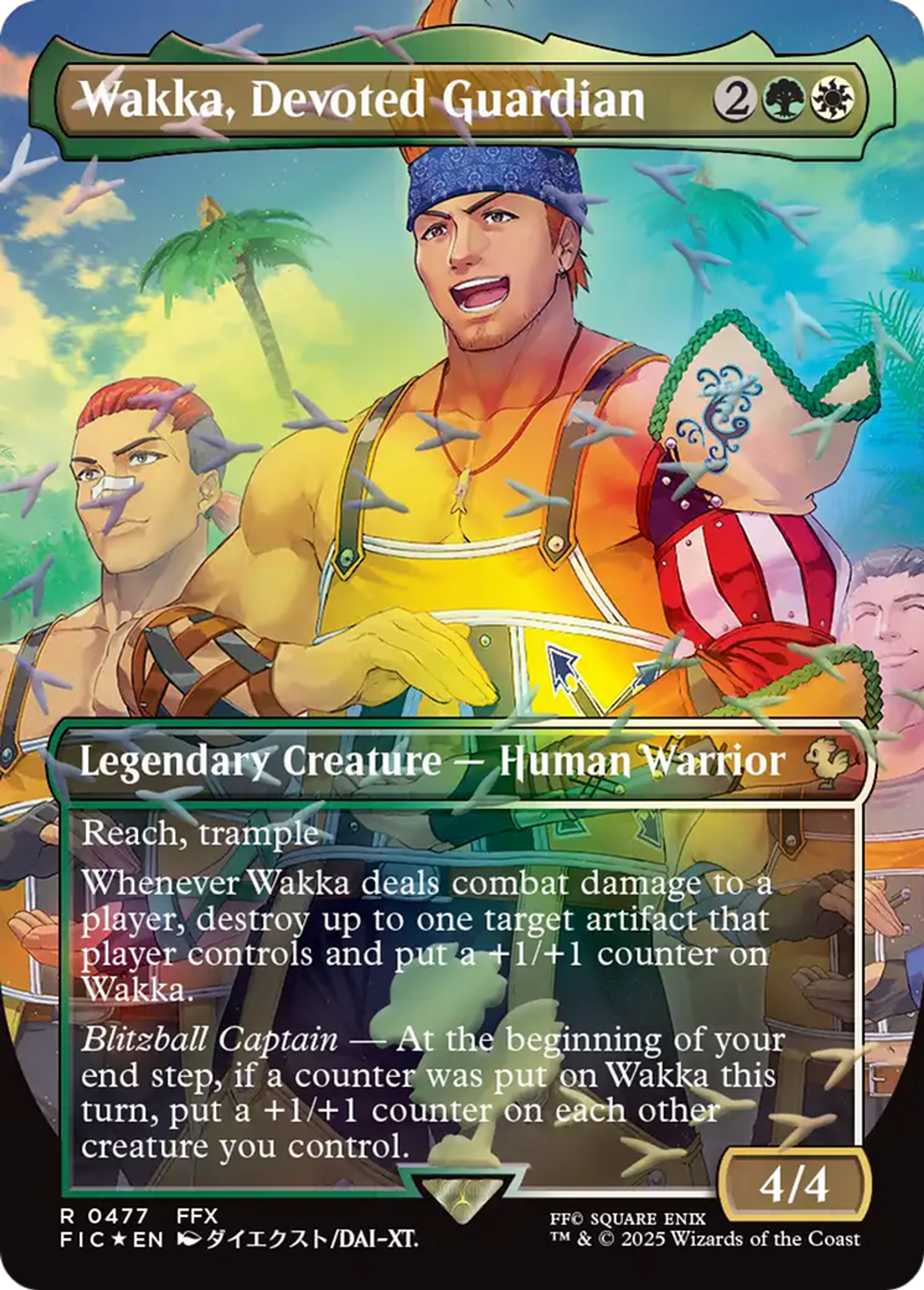 Wakka, Devoted Guardian — Final Fantasy Commander — Magic: The Gathering
