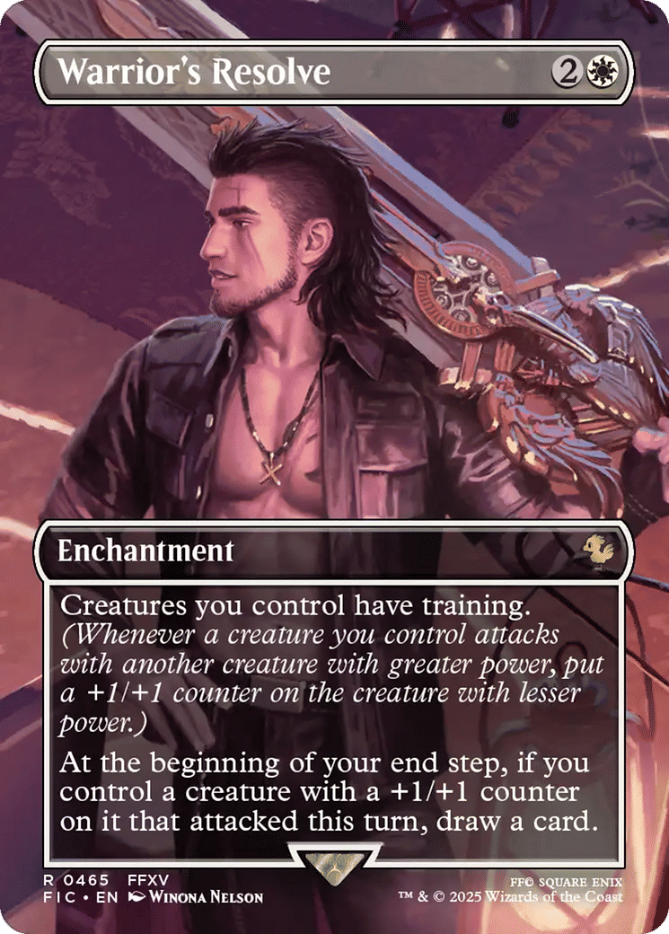 Warrior's Resolve — Final Fantasy Commander — Magic: The Gathering