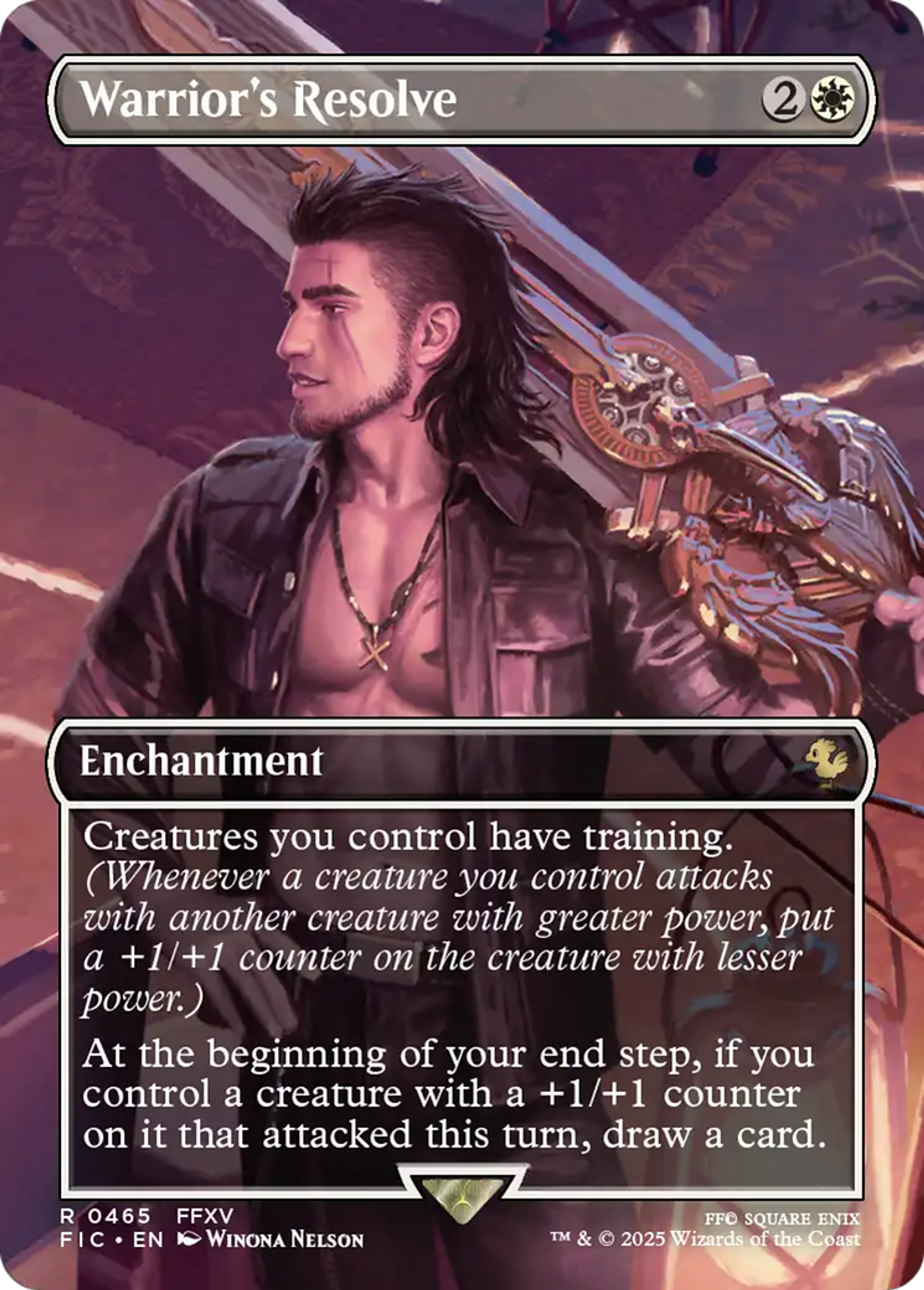Warrior's Resolve — Final Fantasy Commander — Magic: The Gathering