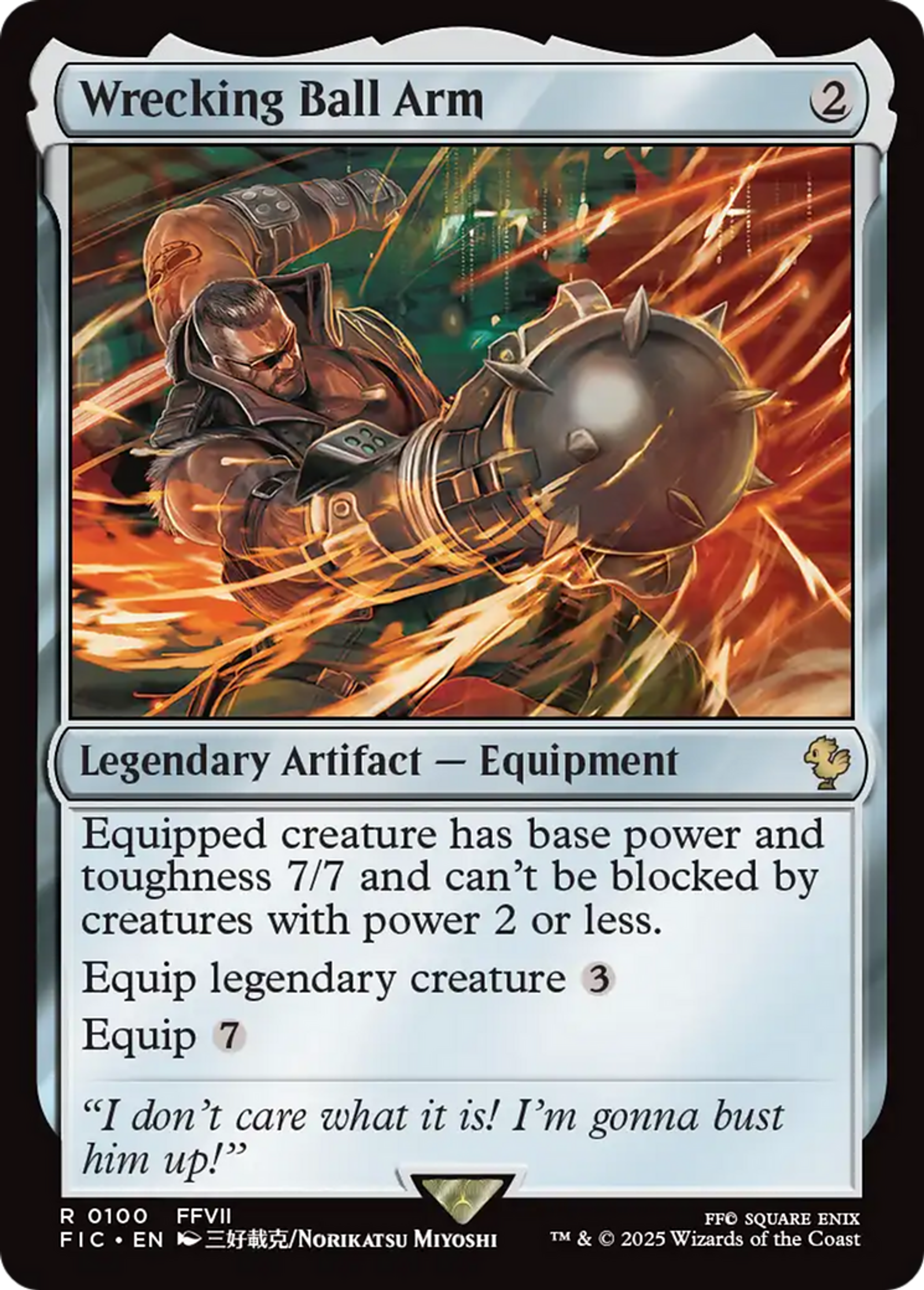 Wrecking Ball Arm — Final Fantasy Commander — Magic: The Gathering