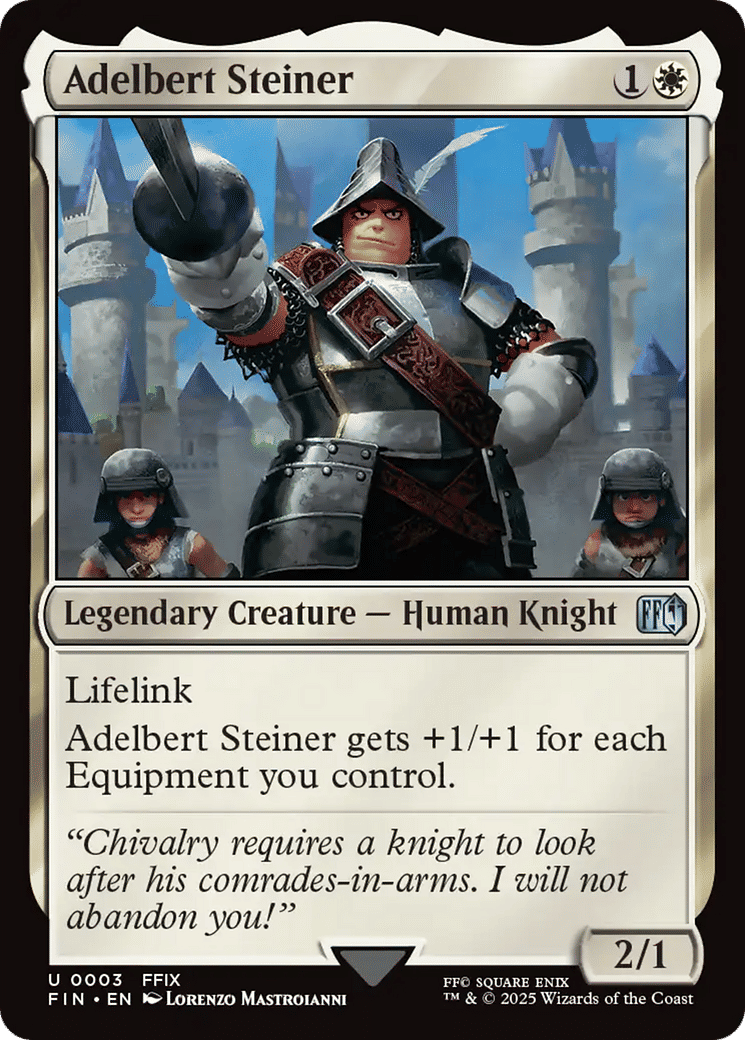 Adelbert Steiner — Final Fantasy — Magic: The Gathering