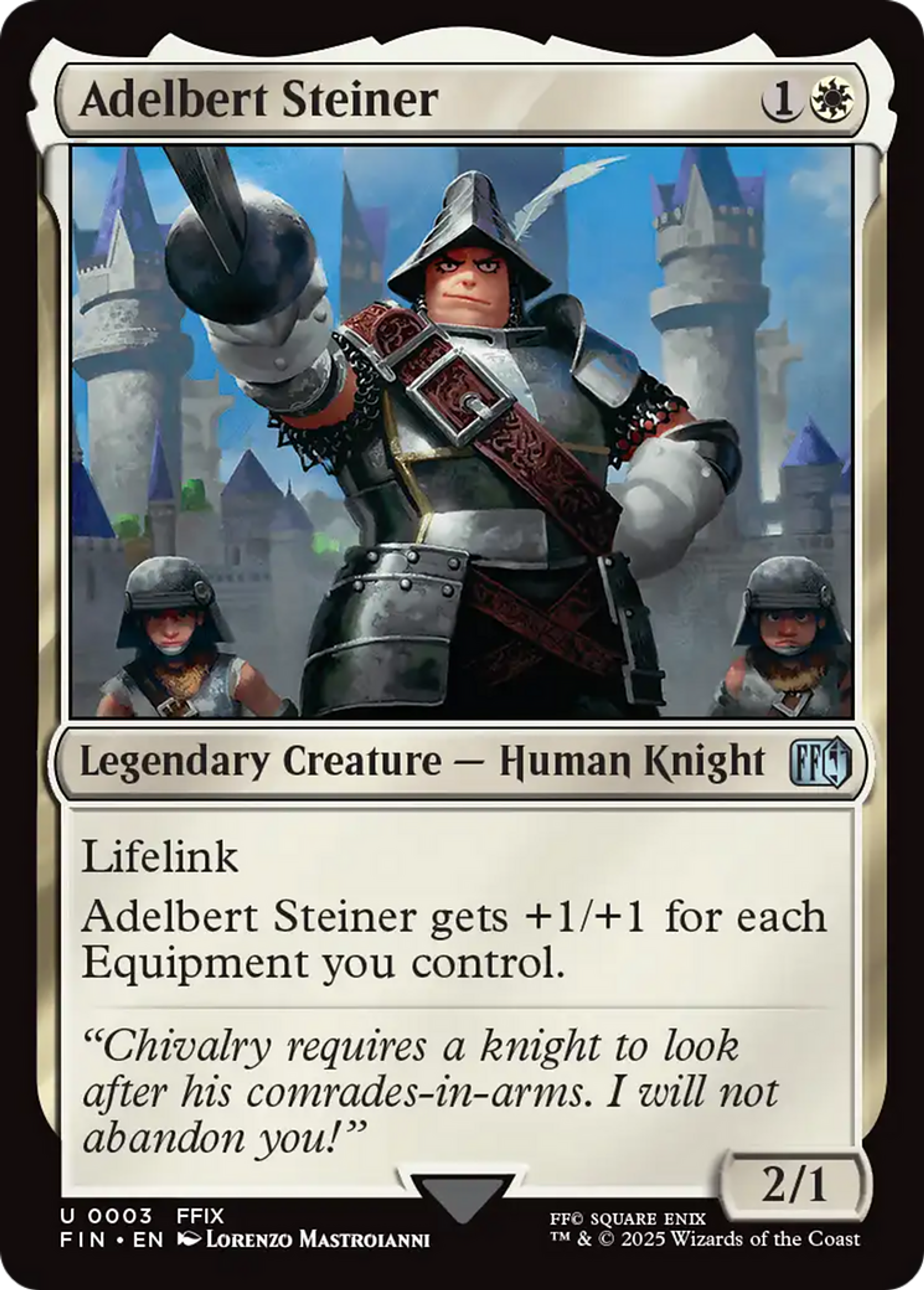 Adelbert Steiner — Final Fantasy — Magic: The Gathering