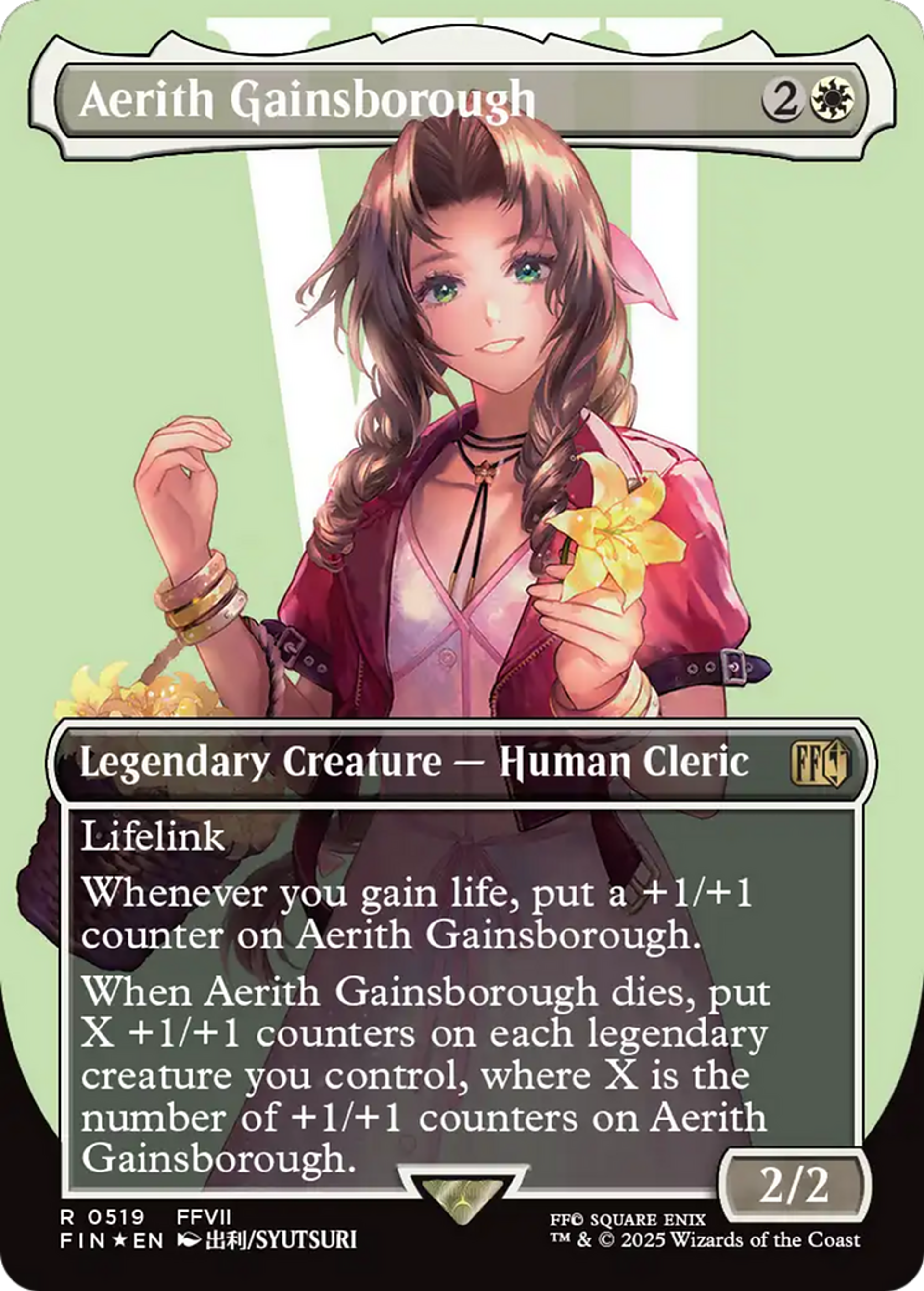 Aerith Gainsborough — Final Fantasy — Magic: The Gathering