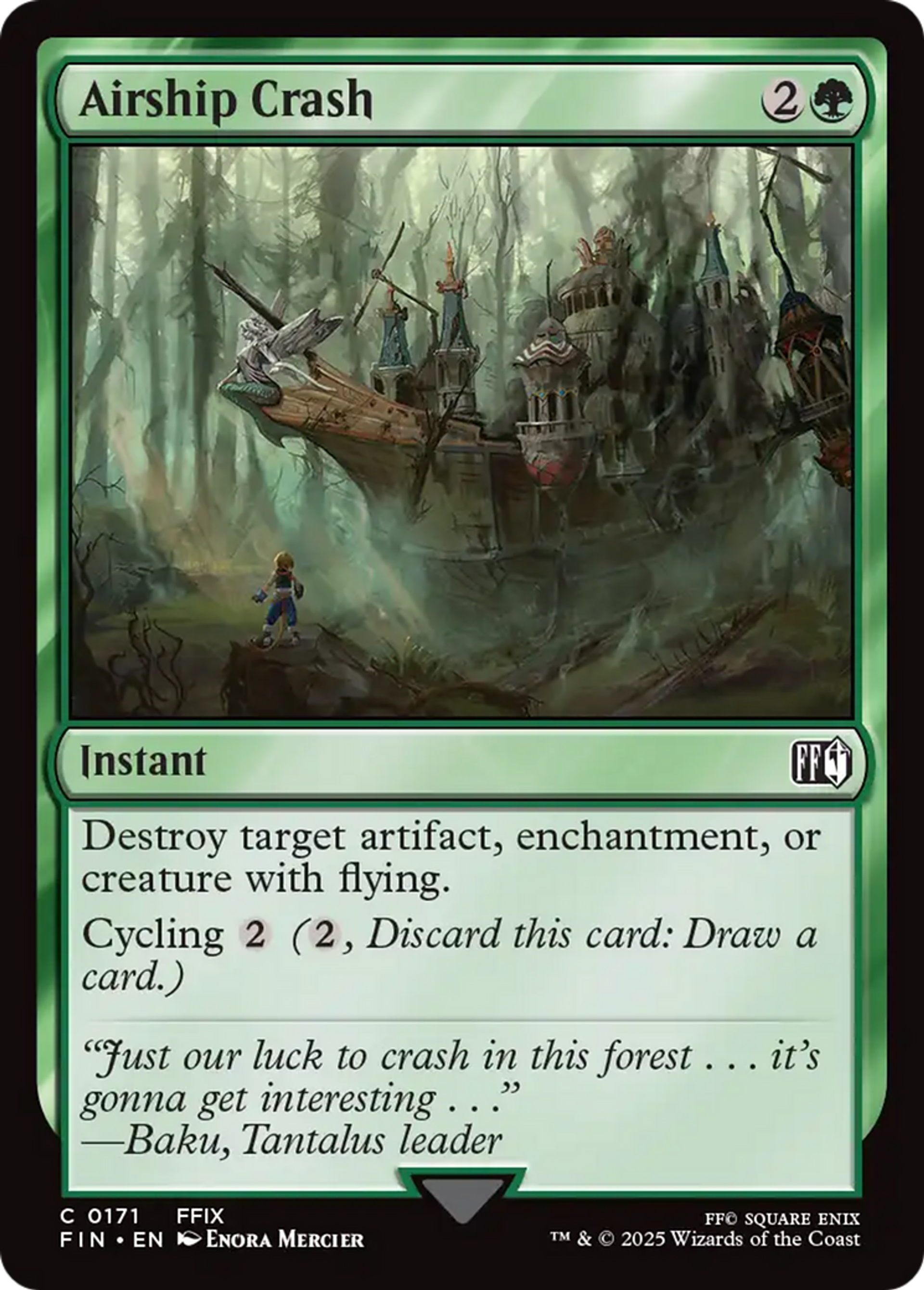 Accident d'aéronef — Final Fantasy — Magic: The Gathering