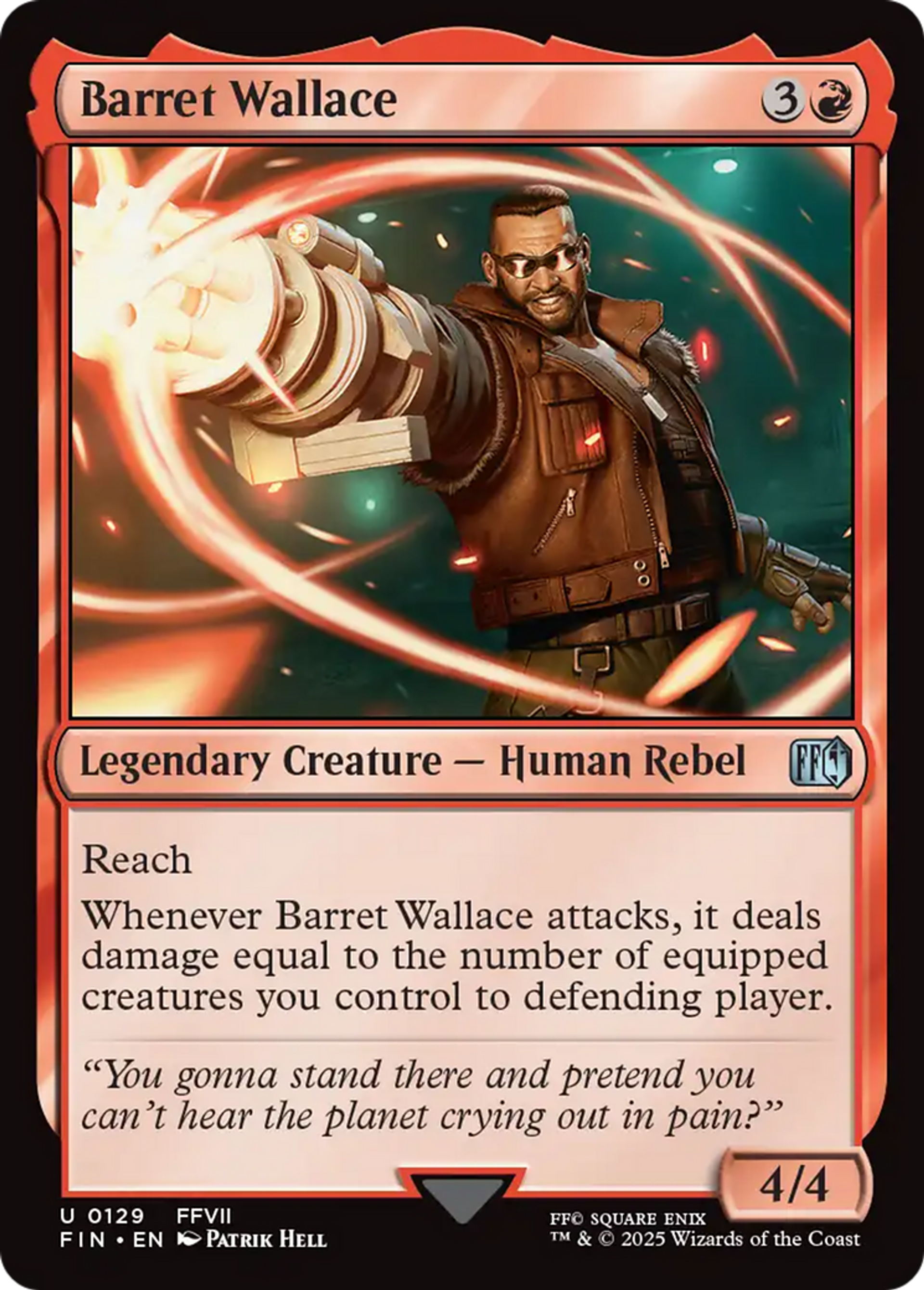 Barret Wallace — Final Fantasy — Magic: The Gathering