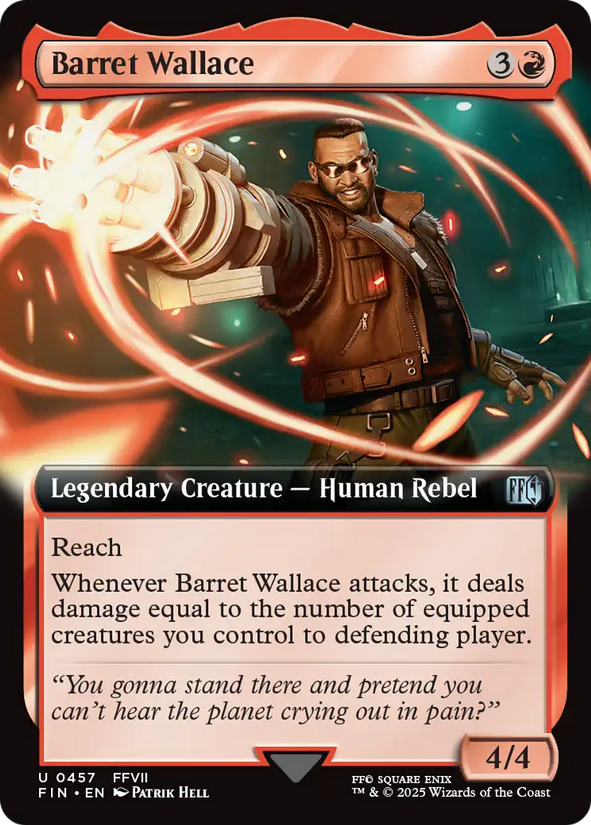 Barret Wallace — Final Fantasy — Magic: The Gathering