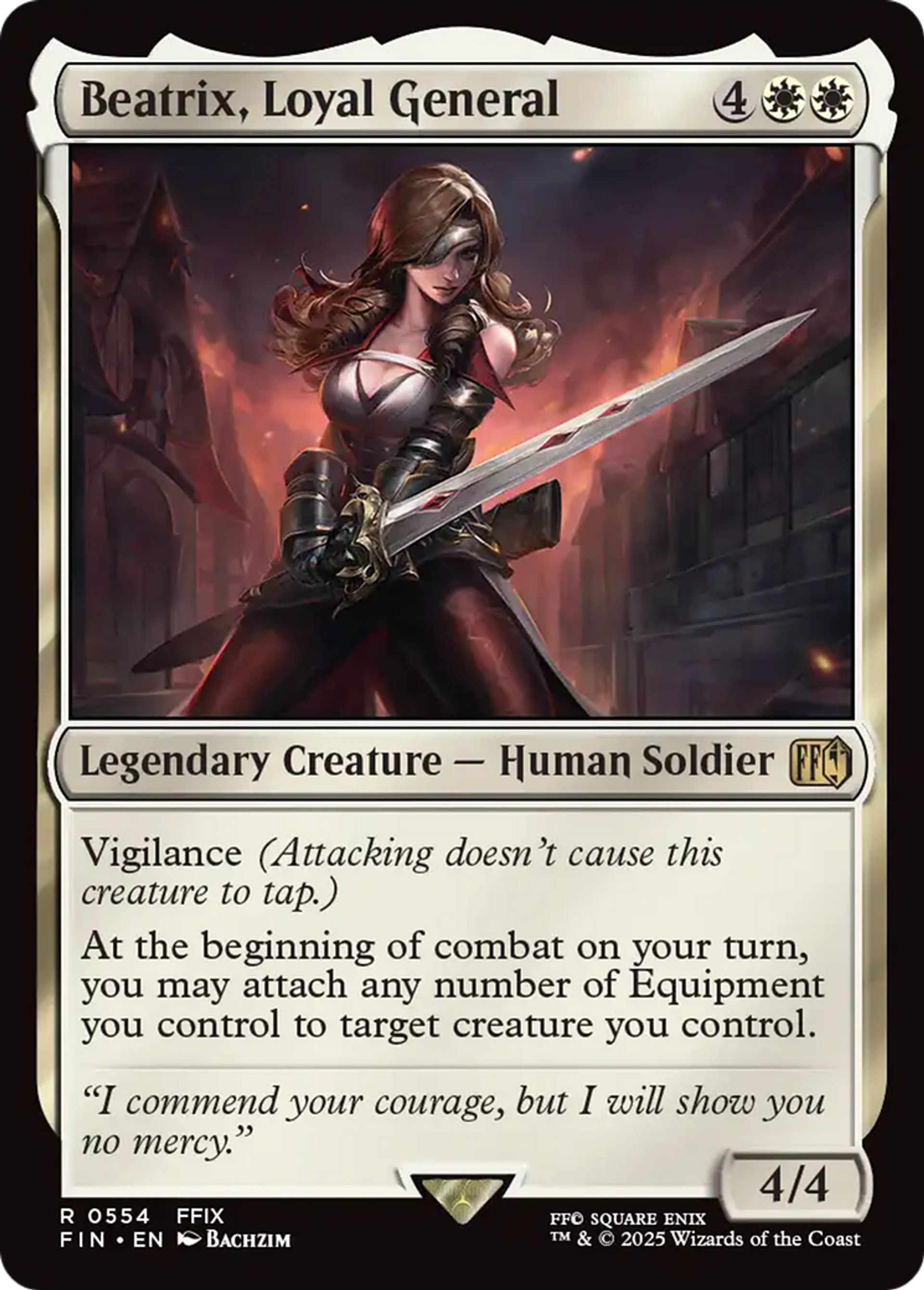 Beate, générale loyale — Final Fantasy — Magic: The Gathering