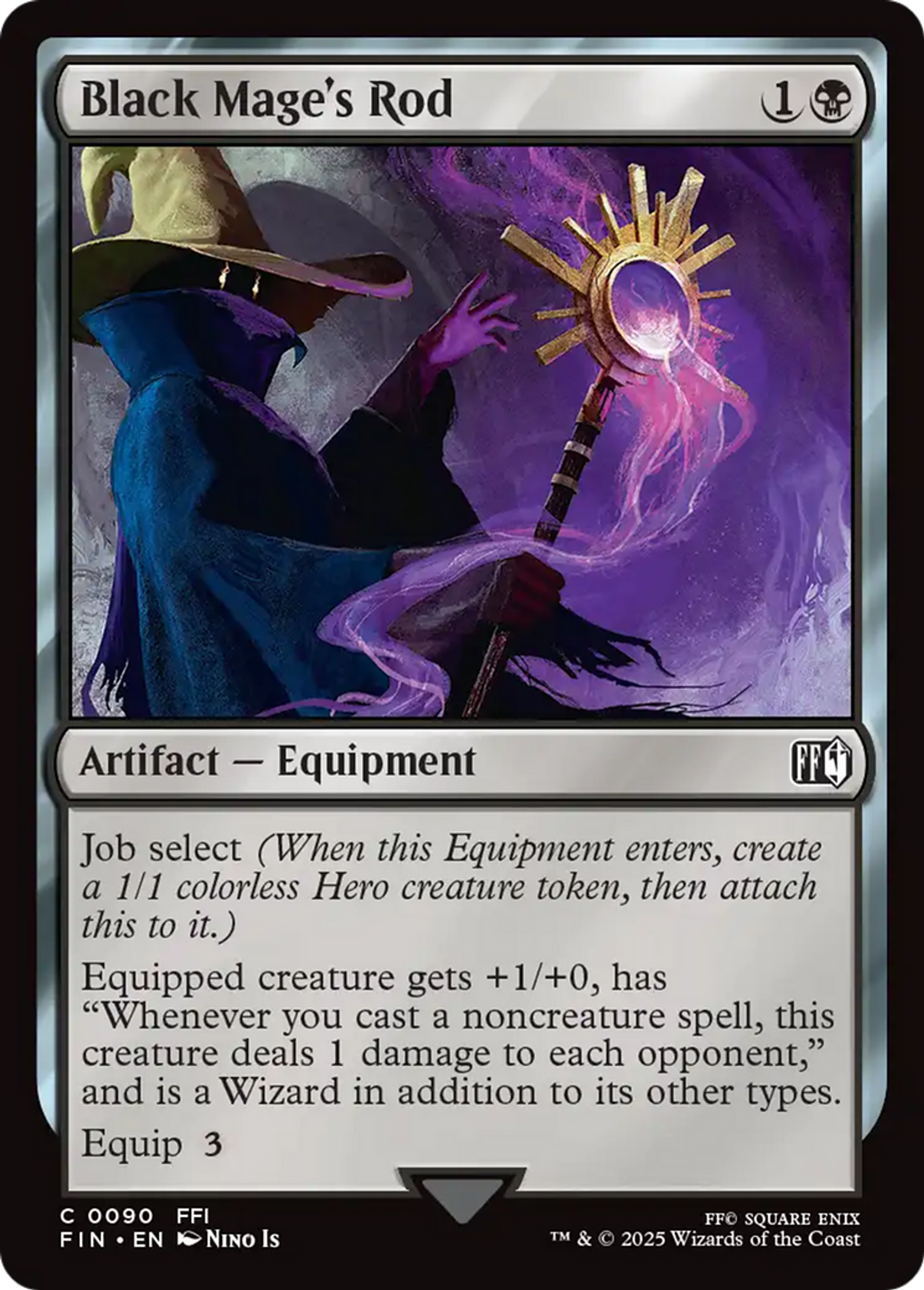Black Mage's Rod — Final Fantasy — Magic: The Gathering