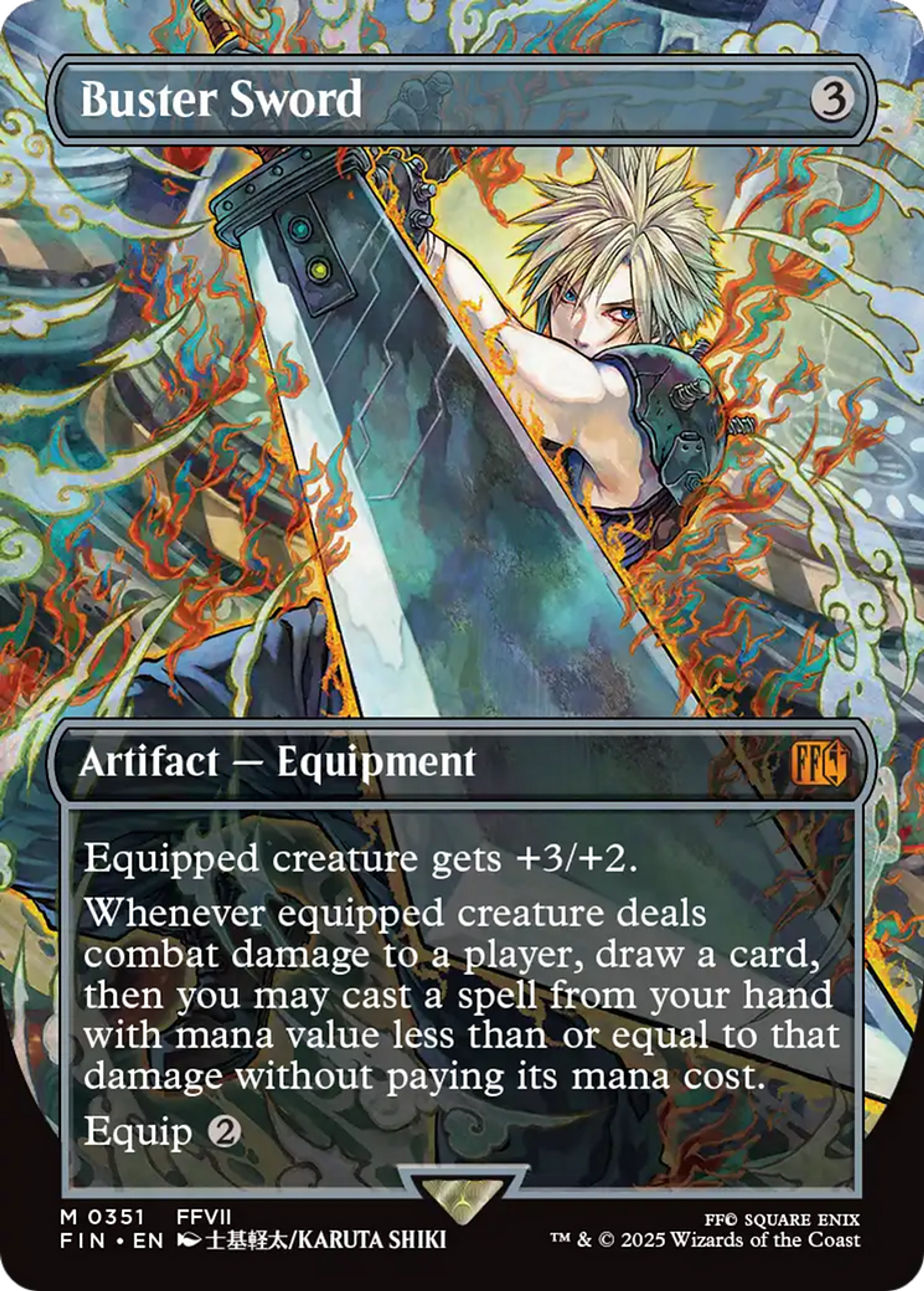 Buster Sword — Final Fantasy — Magic: The Gathering