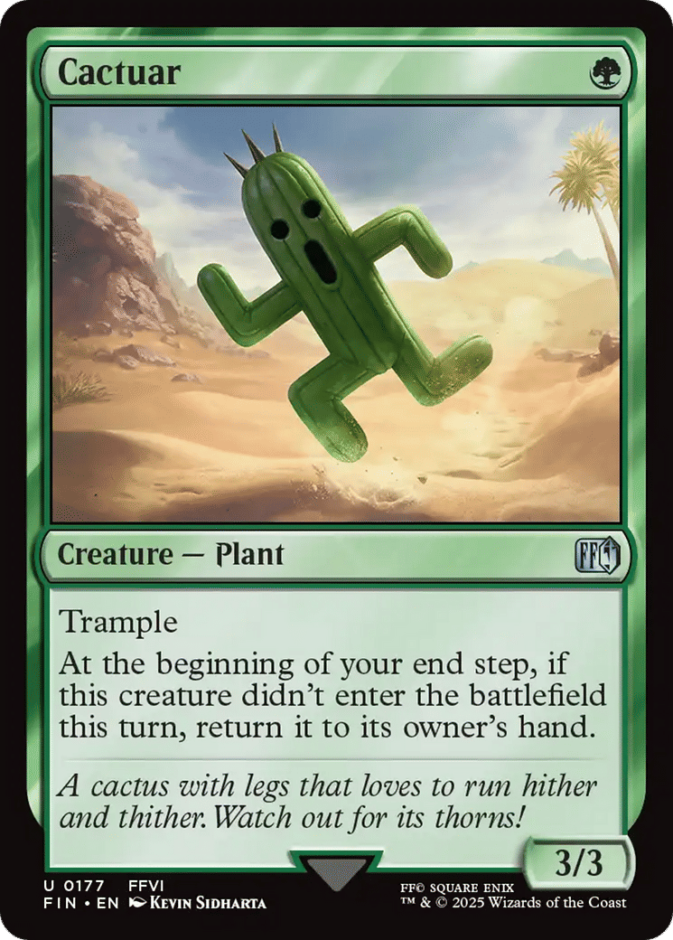 Cactuar — Final Fantasy — Magic: The Gathering