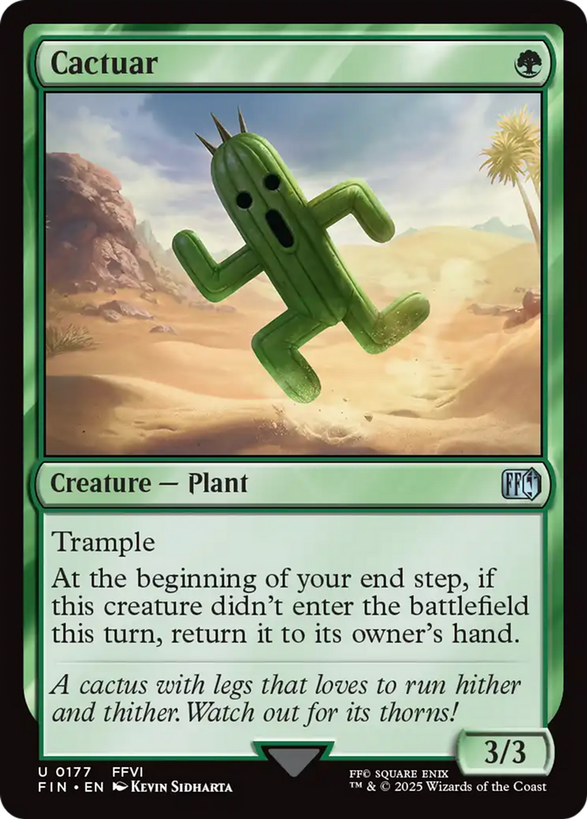 Cactuar — Final Fantasy — Magic: The Gathering