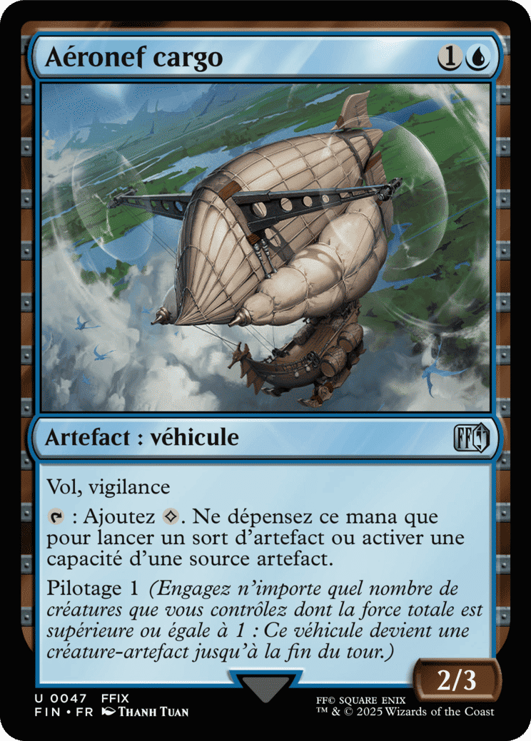 Aéronef cargo — Final Fantasy — Magic: The Gathering