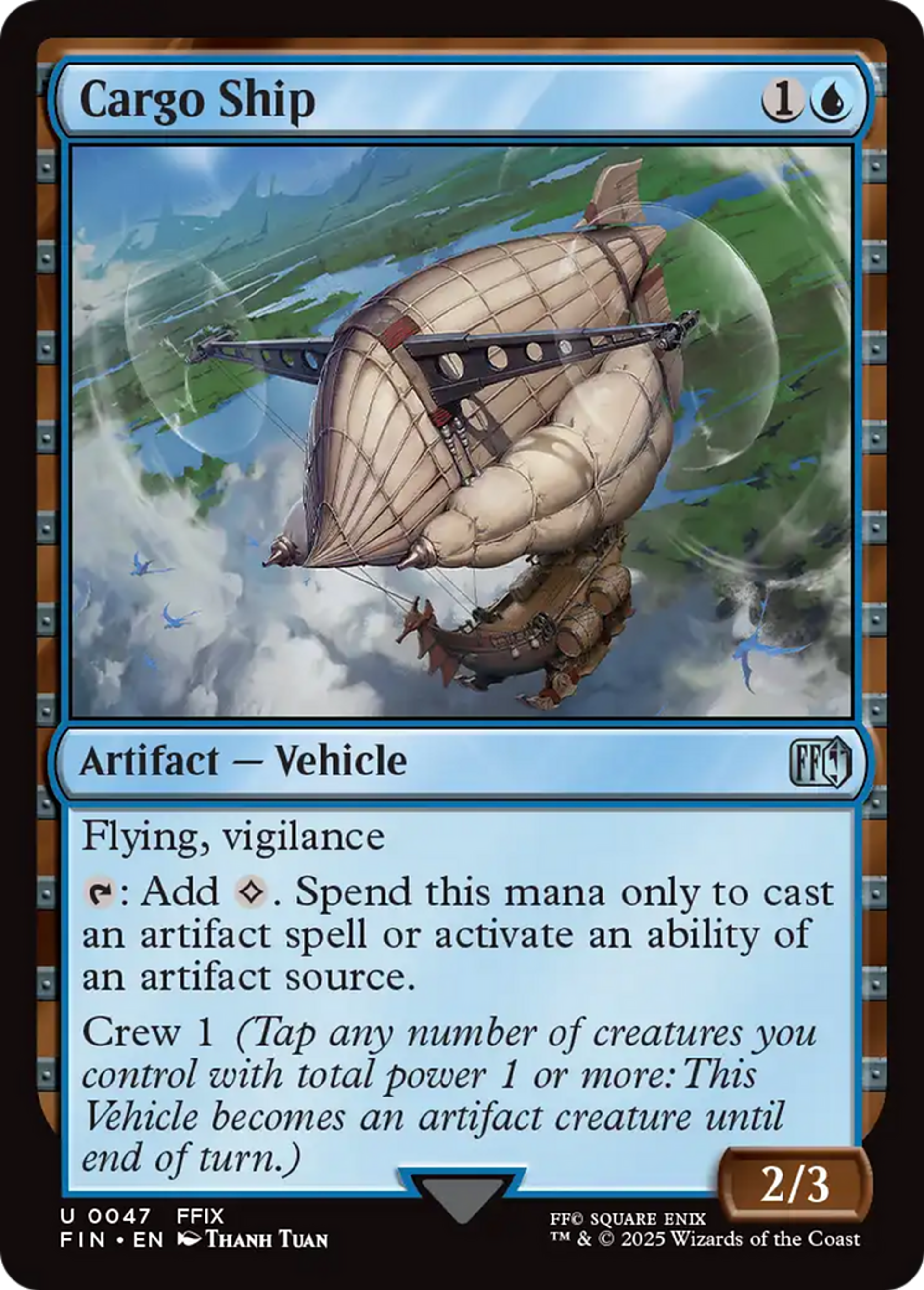 Aéronef cargo — Final Fantasy — Magic: The Gathering
