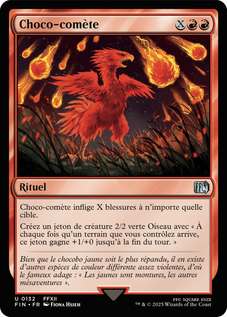 Choco-comète — Final Fantasy — Magic: The Gathering
