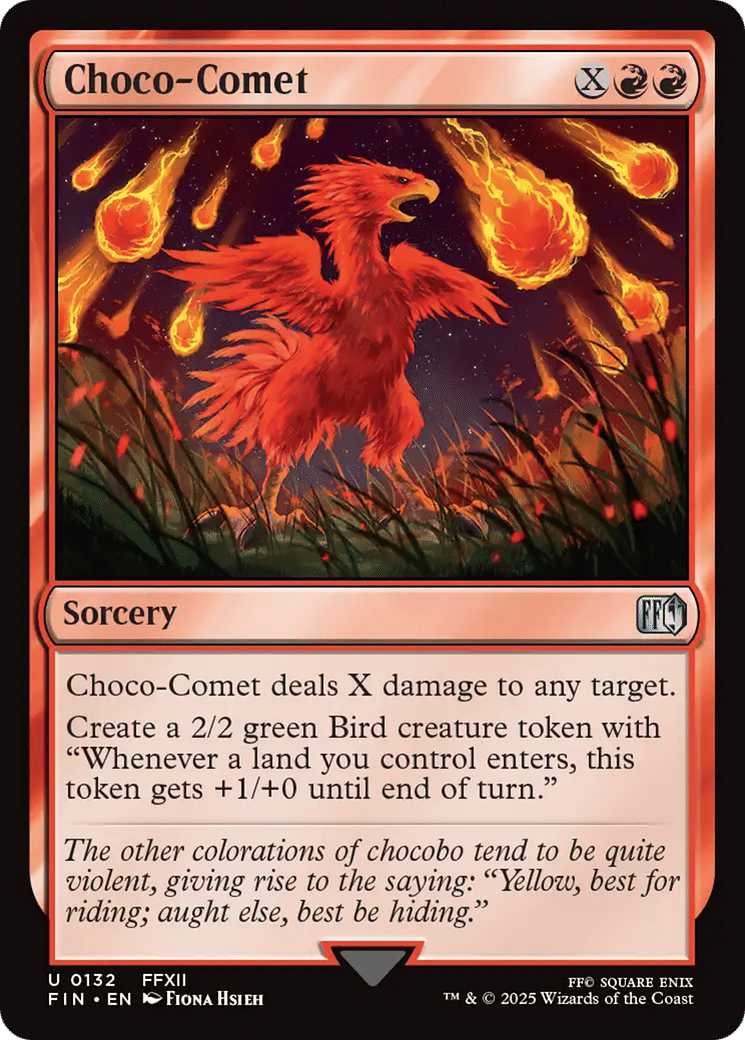 Choco-comète — Final Fantasy — Magic: The Gathering
