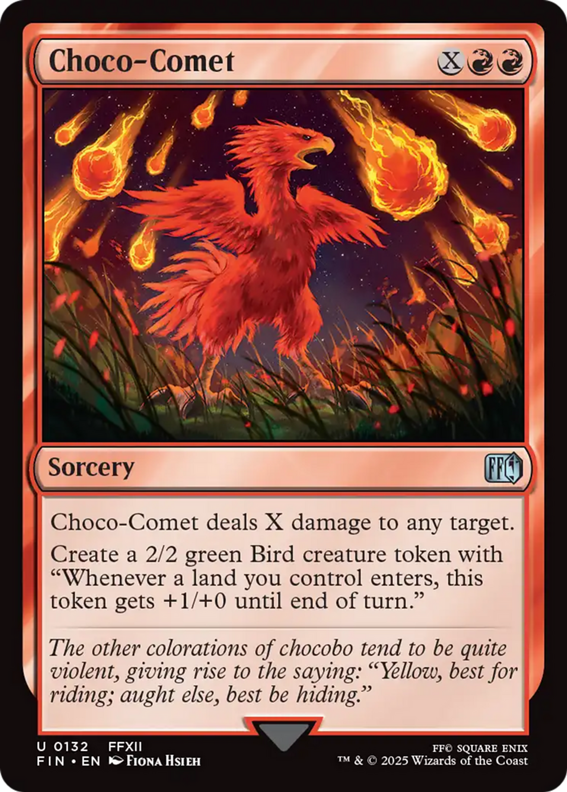 Choco-Comet — Final Fantasy — Magic: The Gathering