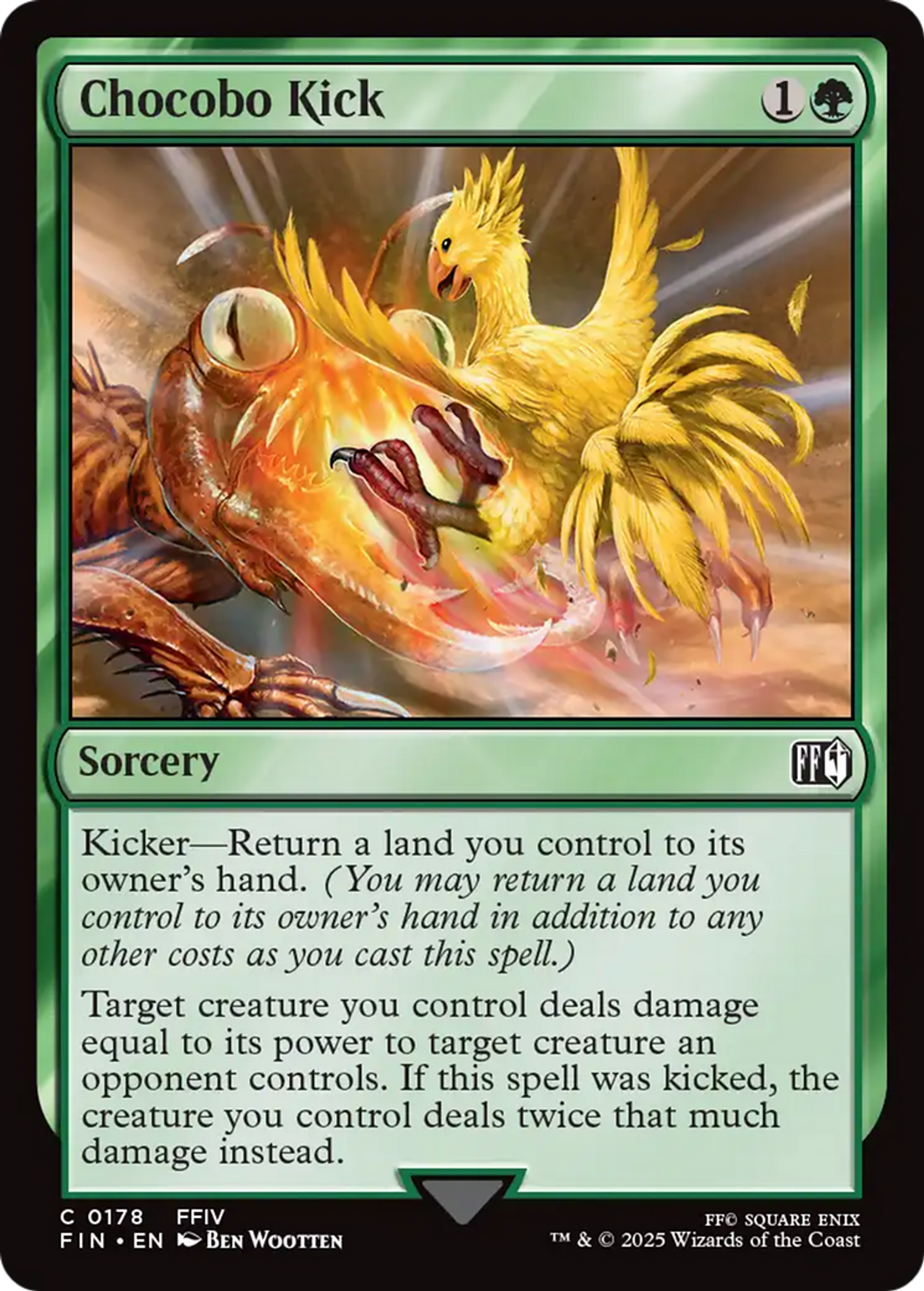 Ruée de chocobo — Final Fantasy — Magic: The Gathering