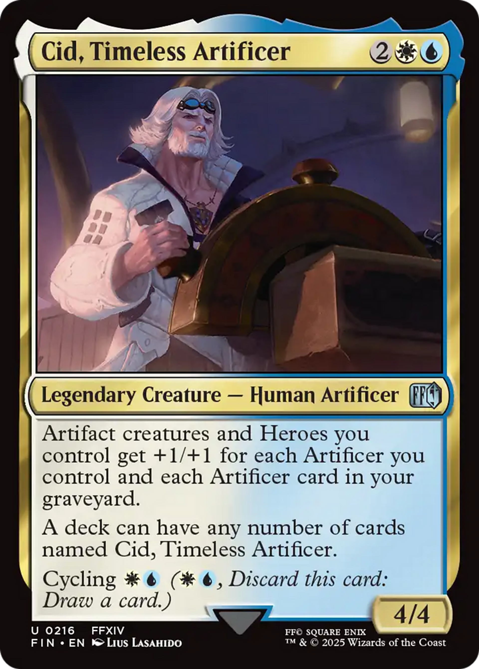 Cid, Timeless Artificer — Final Fantasy — Magic: The Gathering