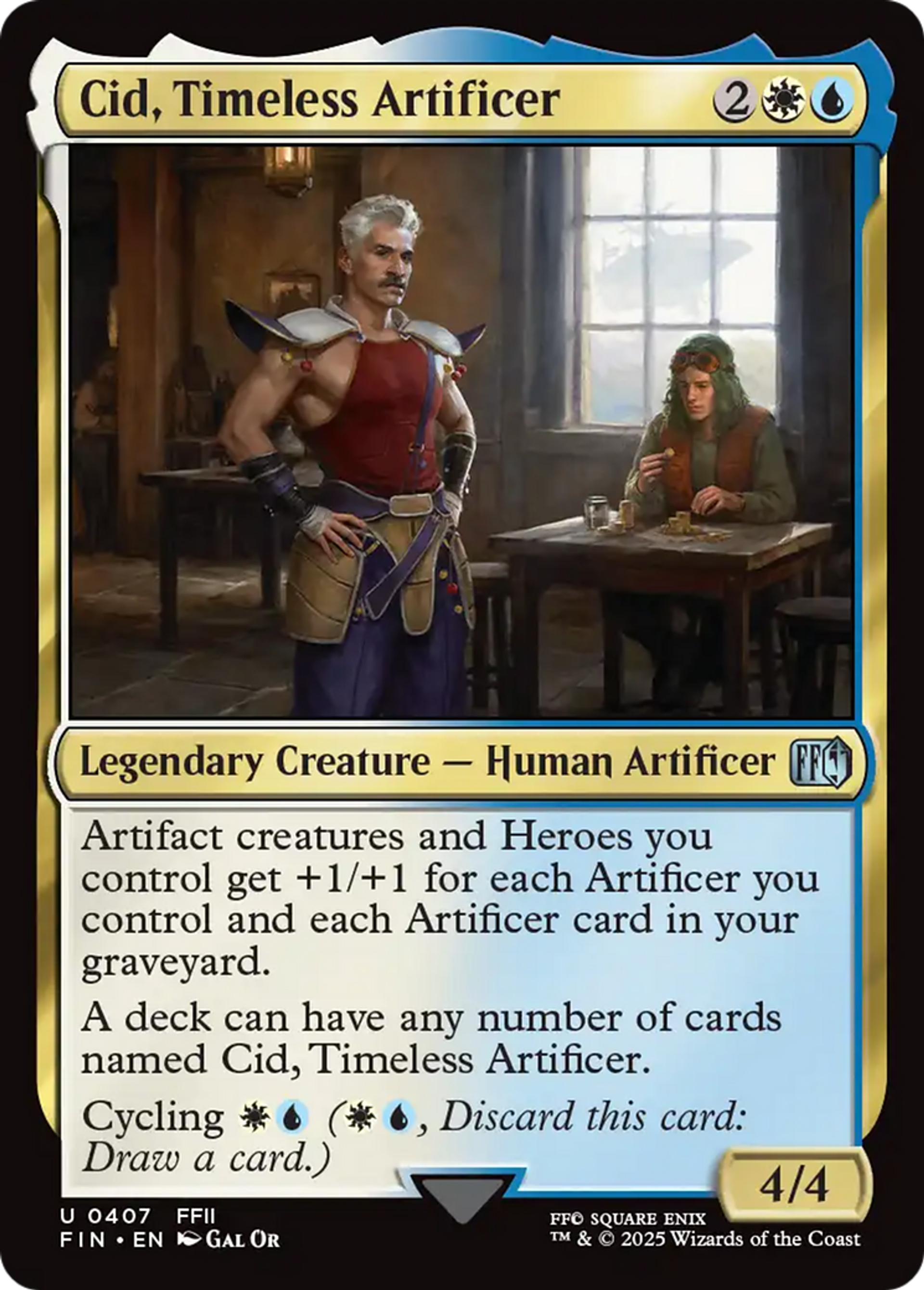 Cid, génie de l'innovation — Final Fantasy — Magic: The Gathering