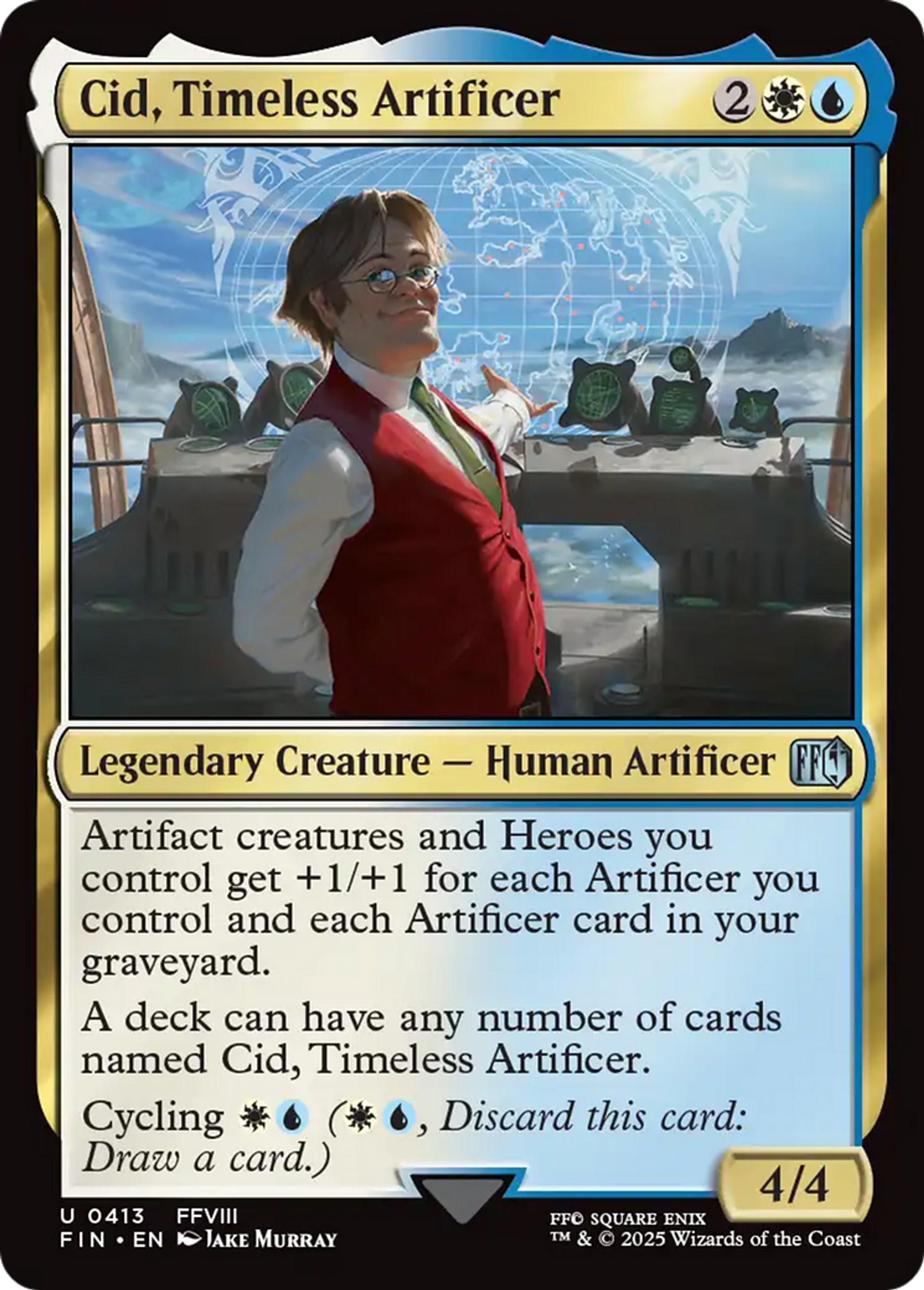 Cid, Timeless Artificer — Final Fantasy — Magic: The Gathering