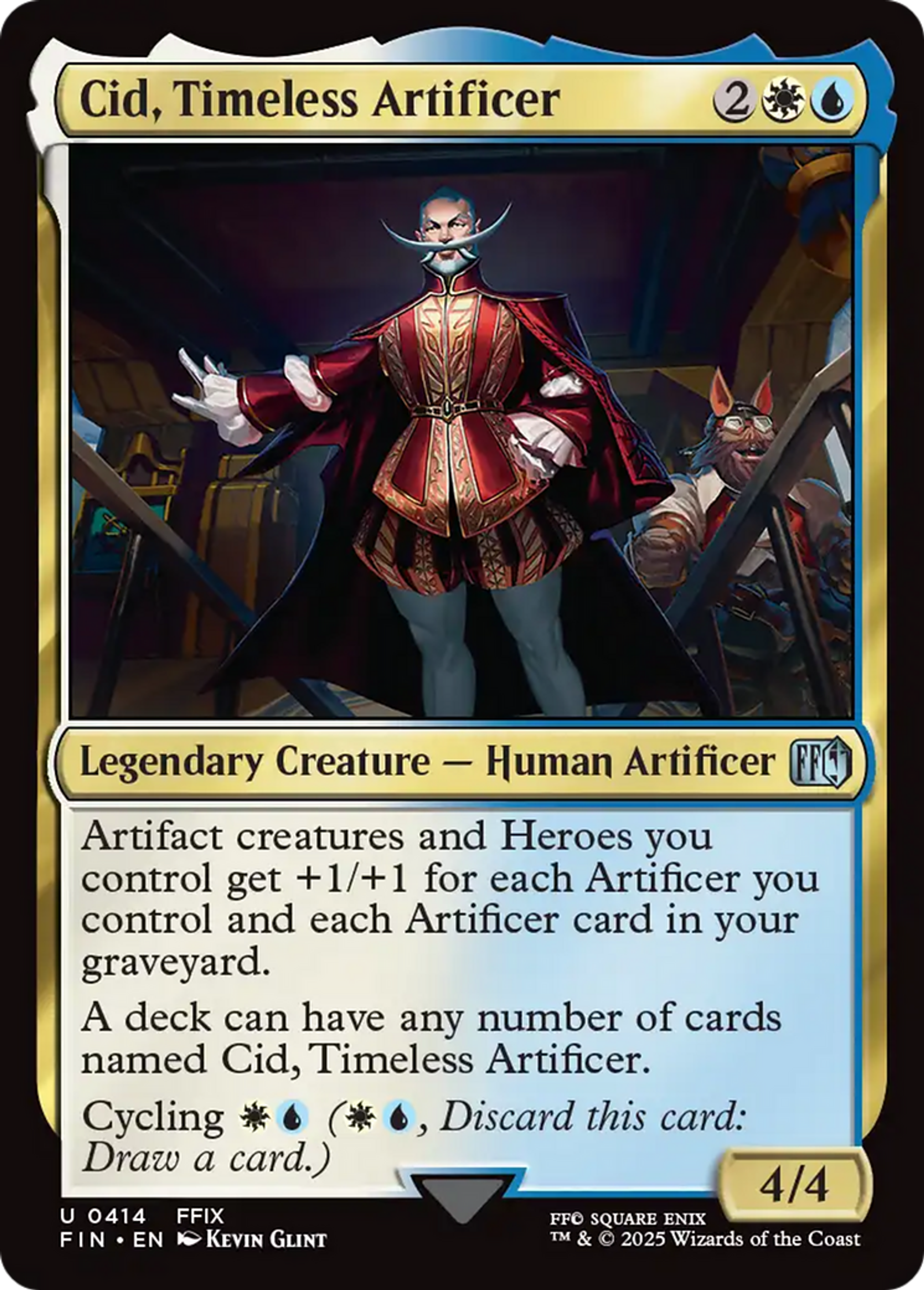 Cid, génie de l'innovation — Final Fantasy — Magic: The Gathering