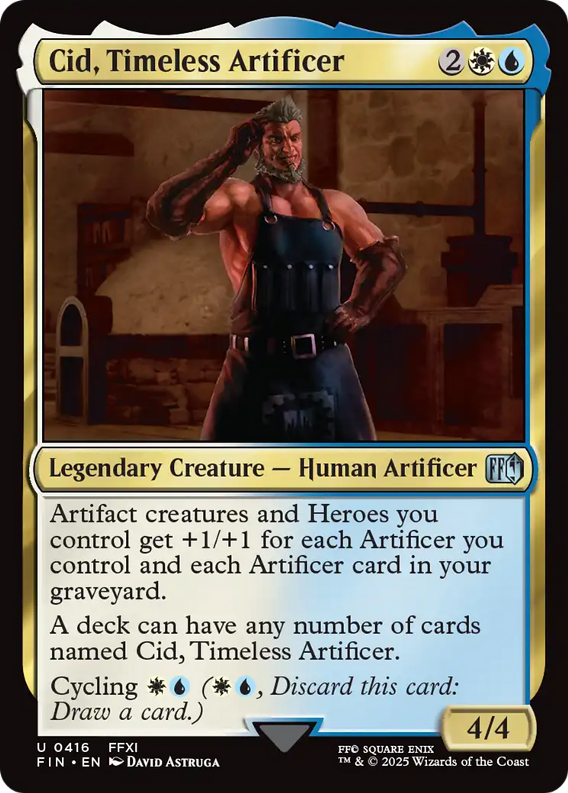 Cid, génie de l'innovation — Final Fantasy — Magic: The Gathering