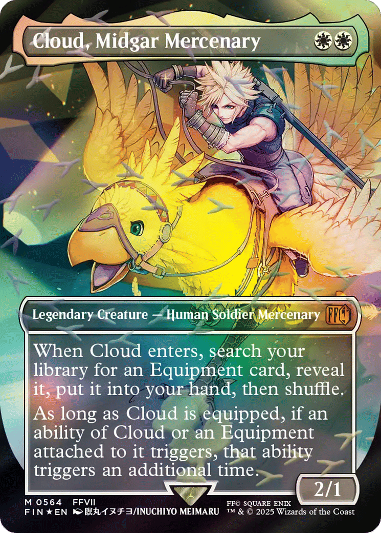 Cloud, Midgar Mercenary — Final Fantasy — Magic: The Gathering