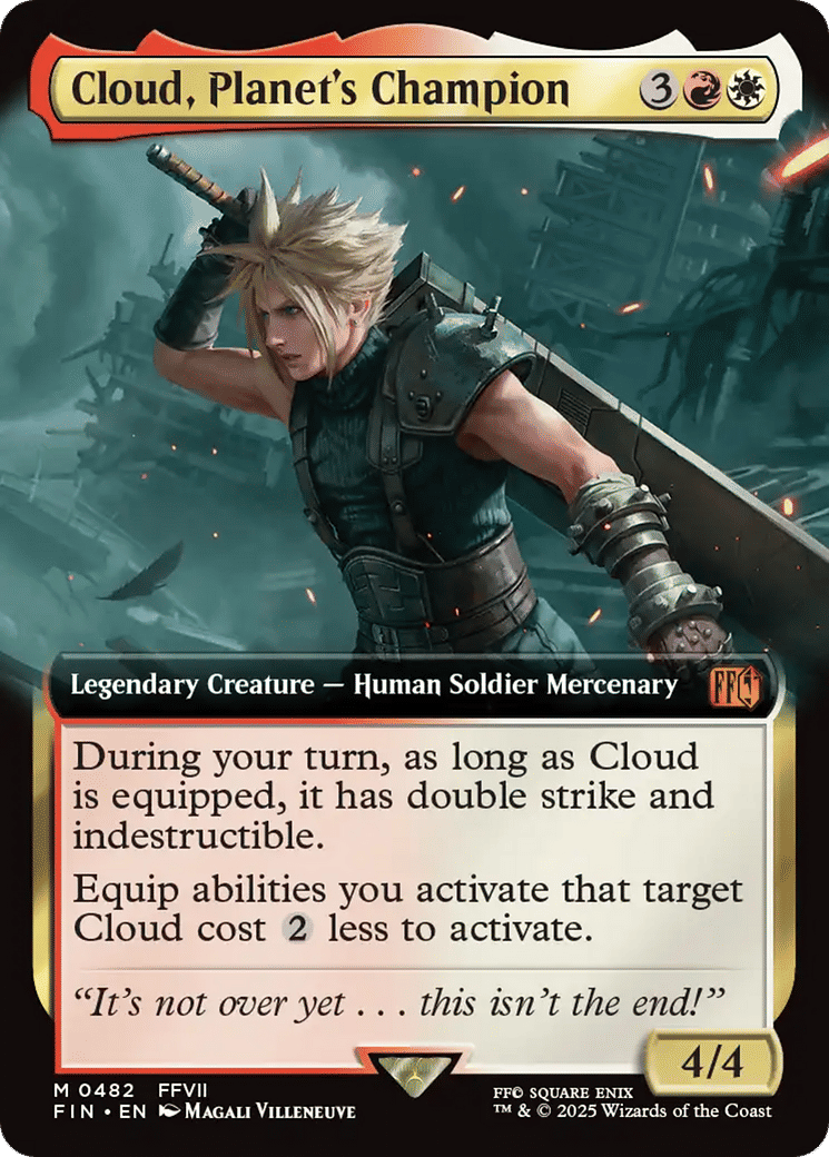 Cloud, Planet's Champion — Final Fantasy — Magic: The Gathering