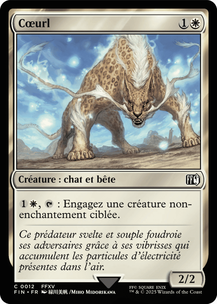 Cœurl — Final Fantasy — Magic: The Gathering