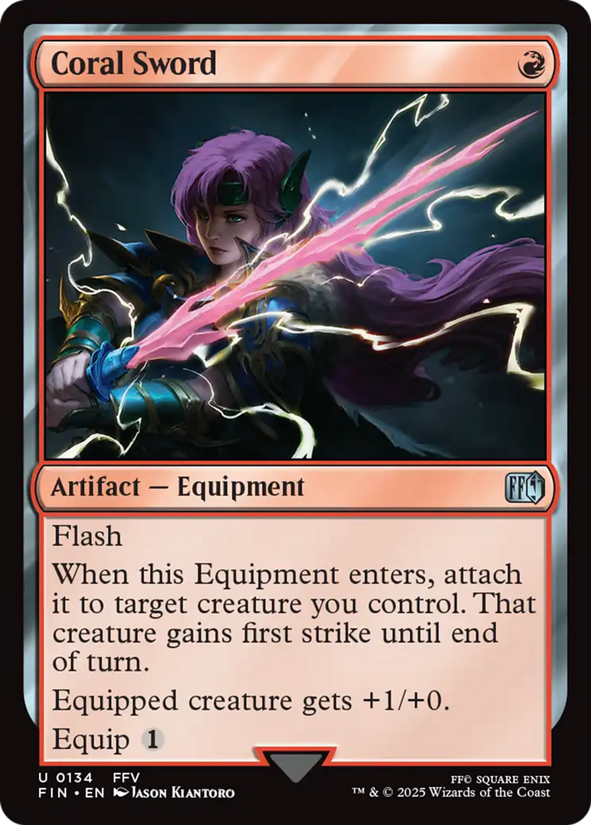 Lame de corail — Final Fantasy — Magic: The Gathering