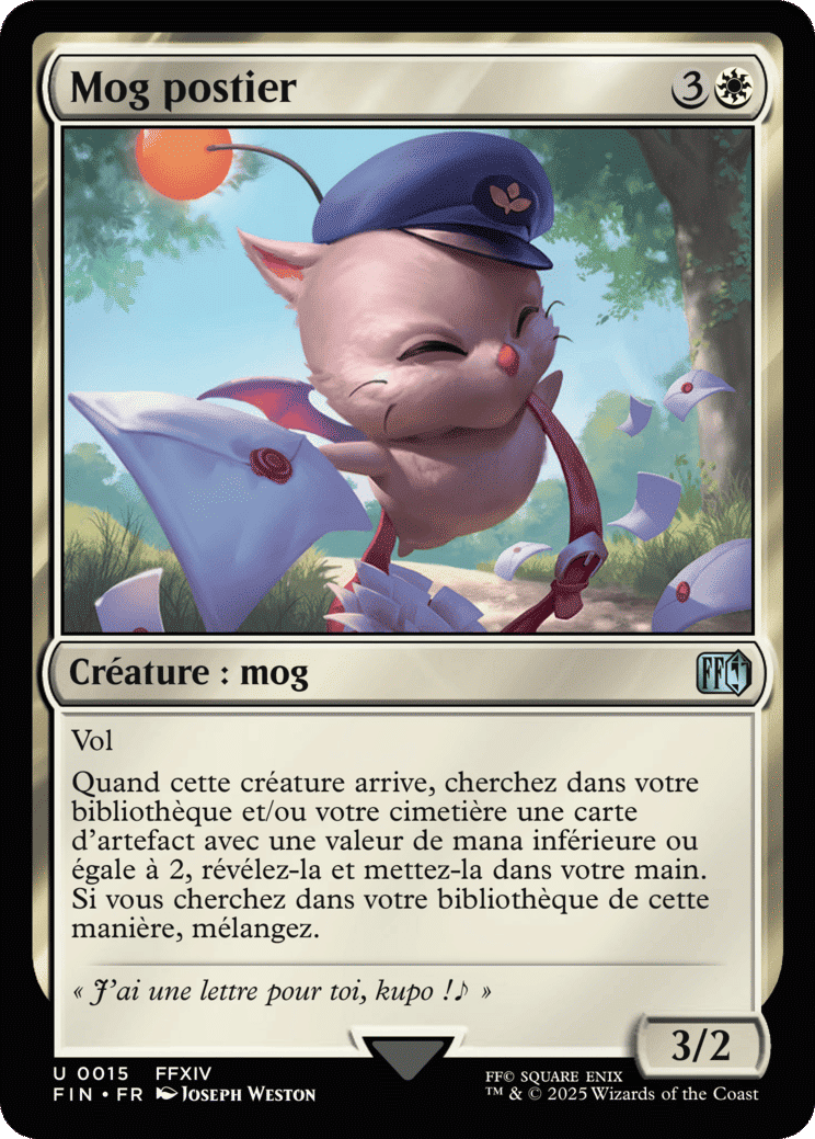 Mog postier — Final Fantasy — Magic: The Gathering
