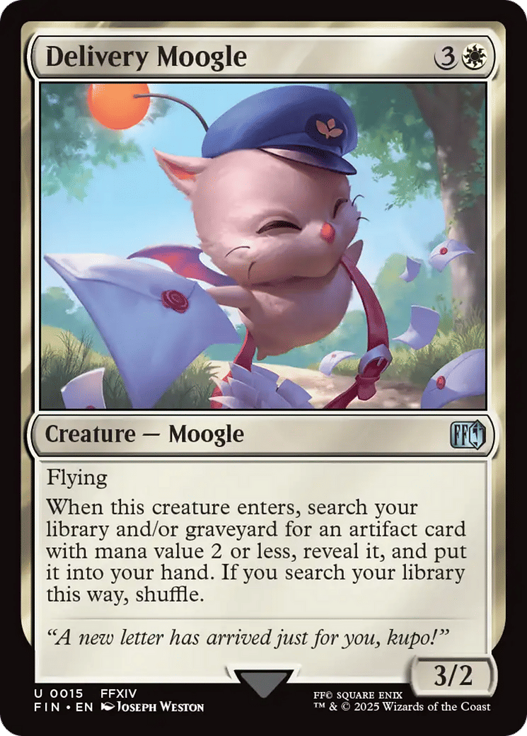 Delivery Moogle — Final Fantasy — Magic: The Gathering