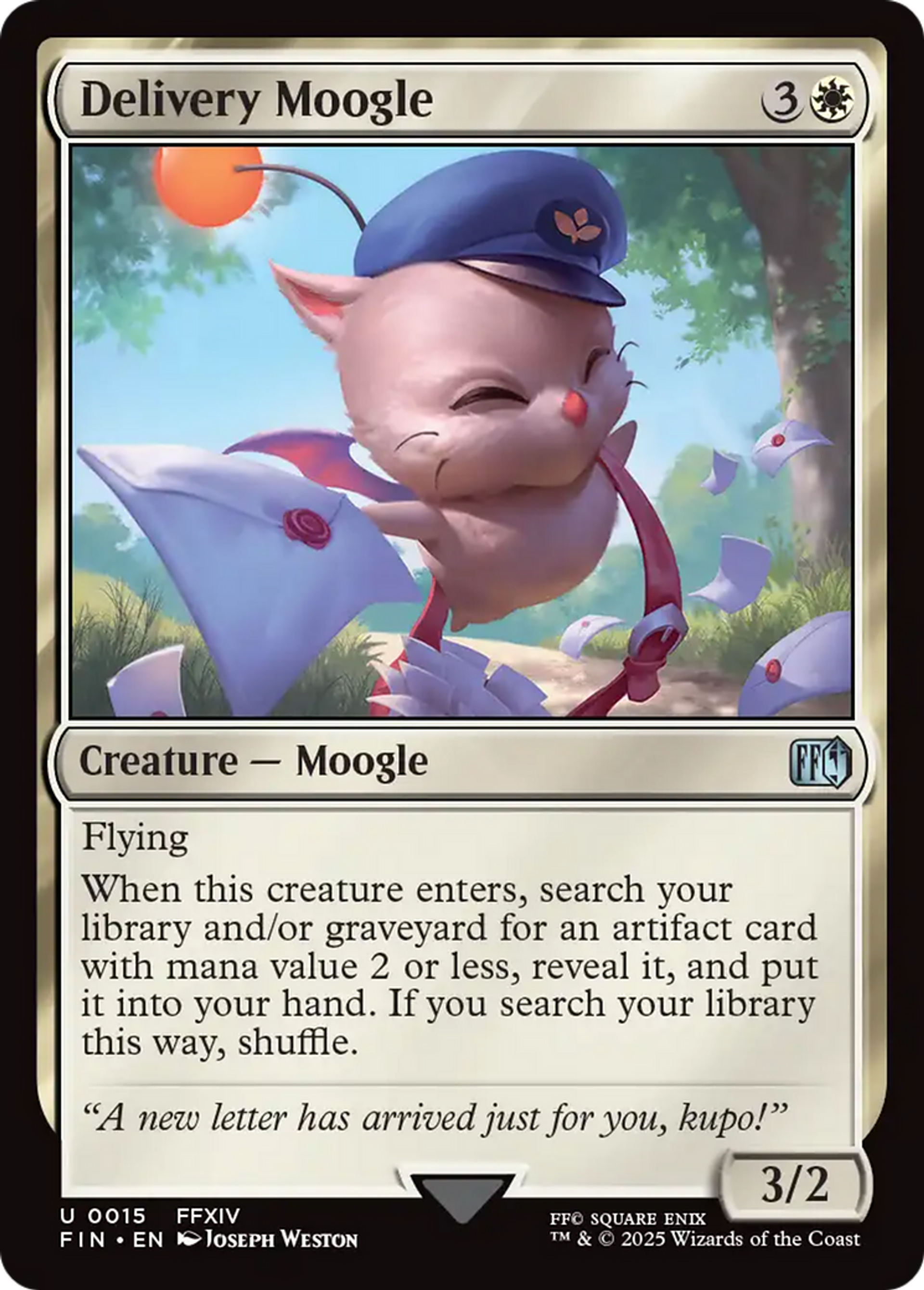 Mog postier — Final Fantasy — Magic: The Gathering