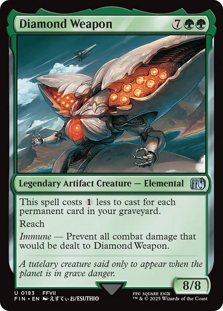 Diamond Weapon — Final Fantasy — Magic: The Gathering