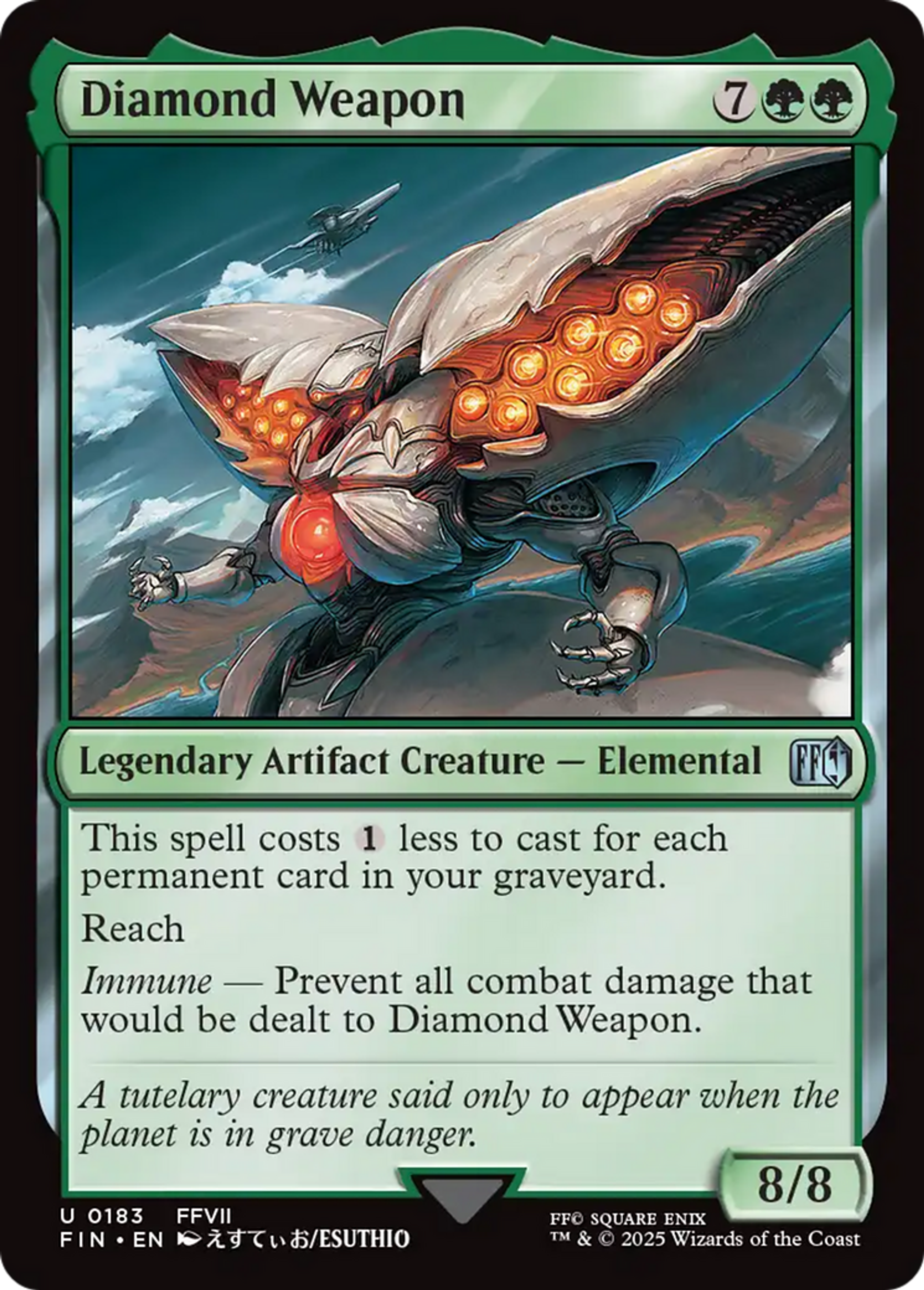 Arme Diamant — Final Fantasy — Magic: The Gathering
