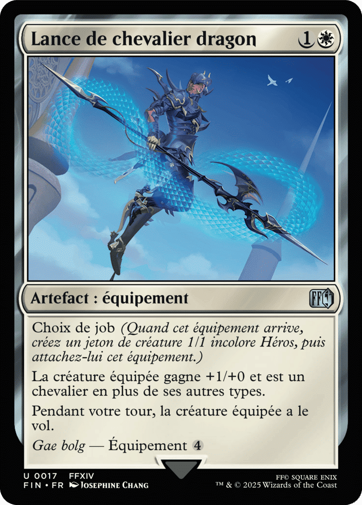 Lance de chevalier dragon — Final Fantasy — Magic: The Gathering