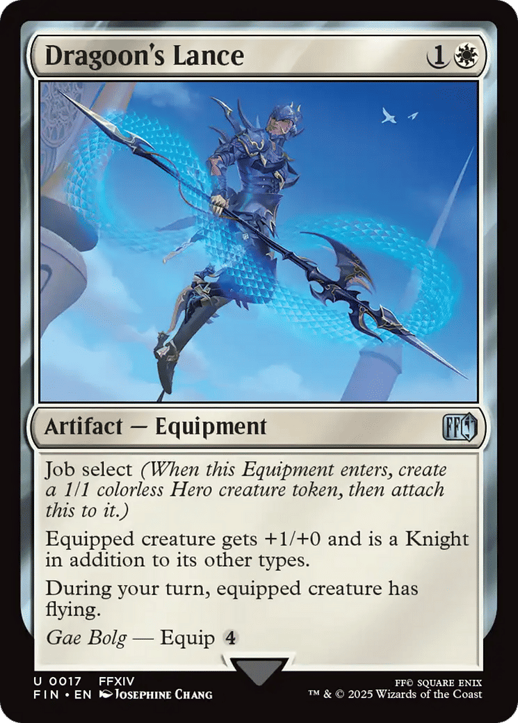 Dragoon's Lance — Final Fantasy — Magic: The Gathering