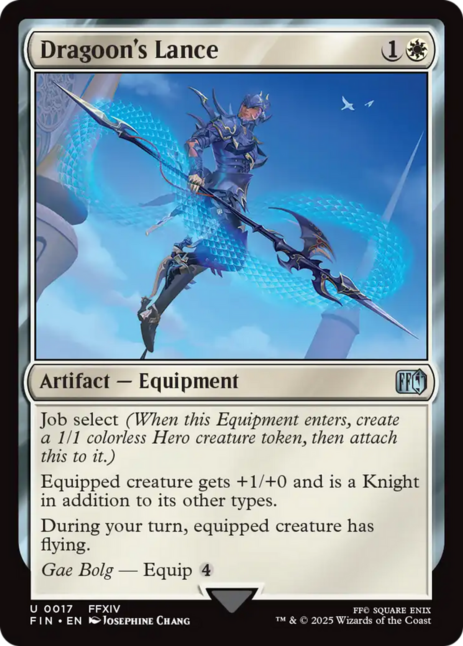 Lance de chevalier dragon — Final Fantasy — Magic: The Gathering