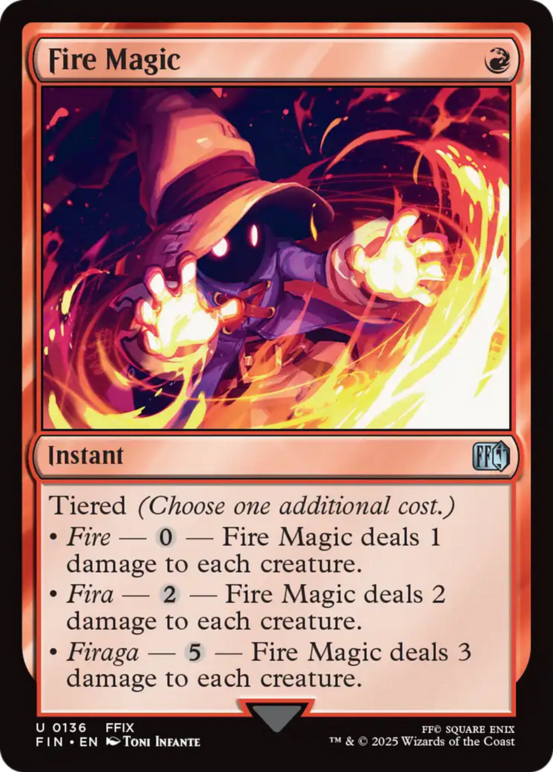 Fire Magic — Final Fantasy — Magic: The Gathering