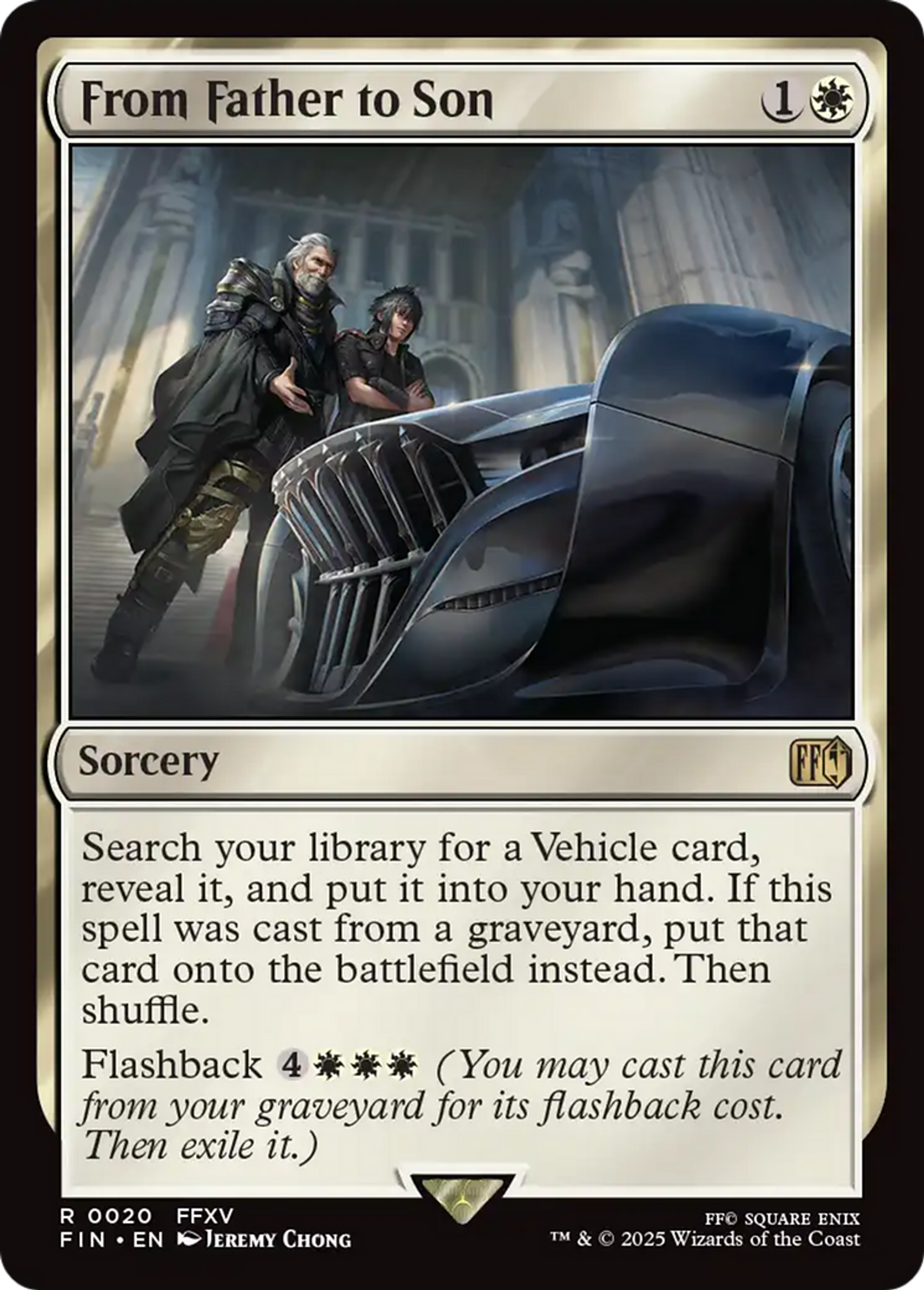 Le cadeau d'un père à son fils — Final Fantasy — Magic: The Gathering