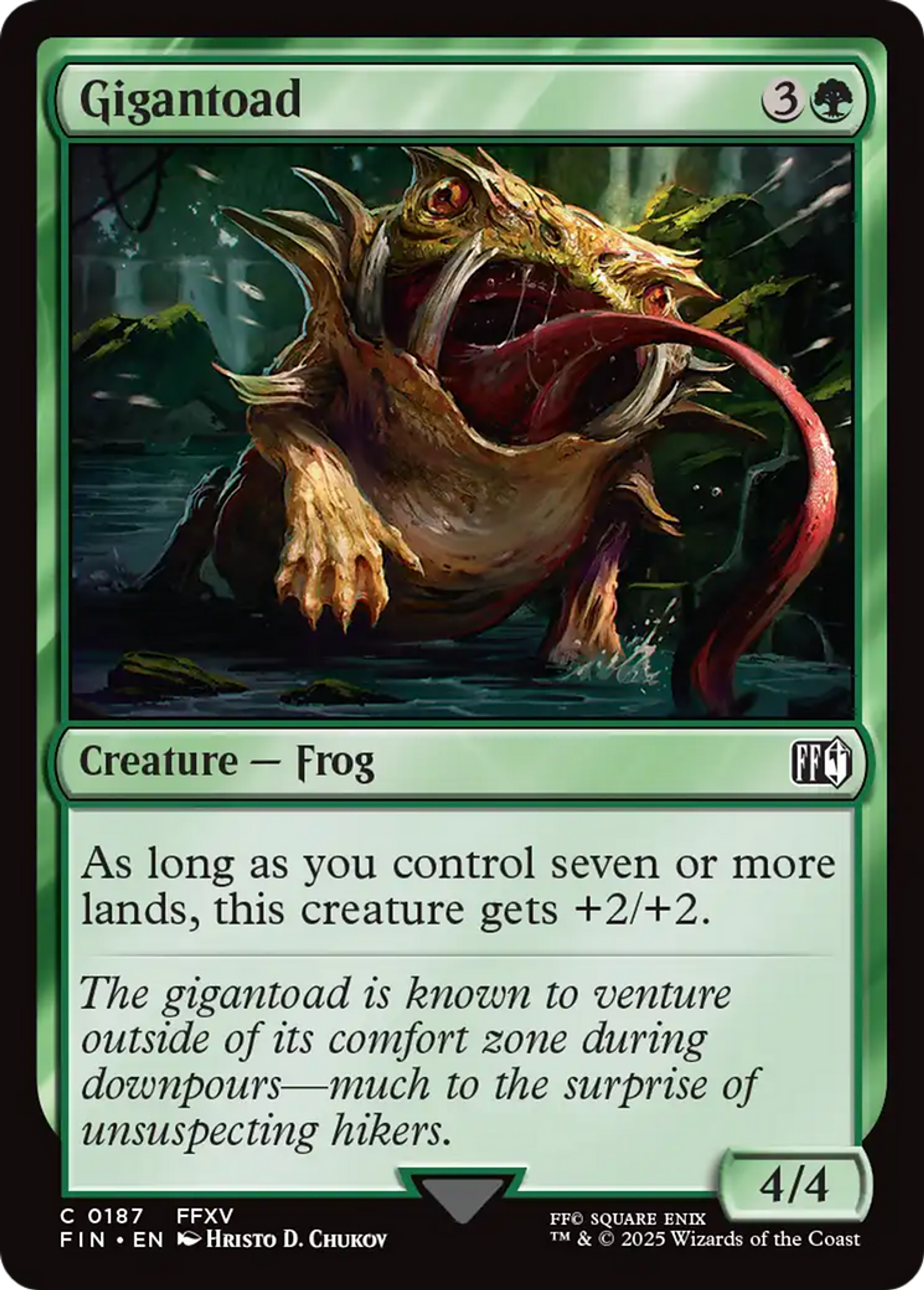 Gigantoad — Final Fantasy — Magic: The Gathering