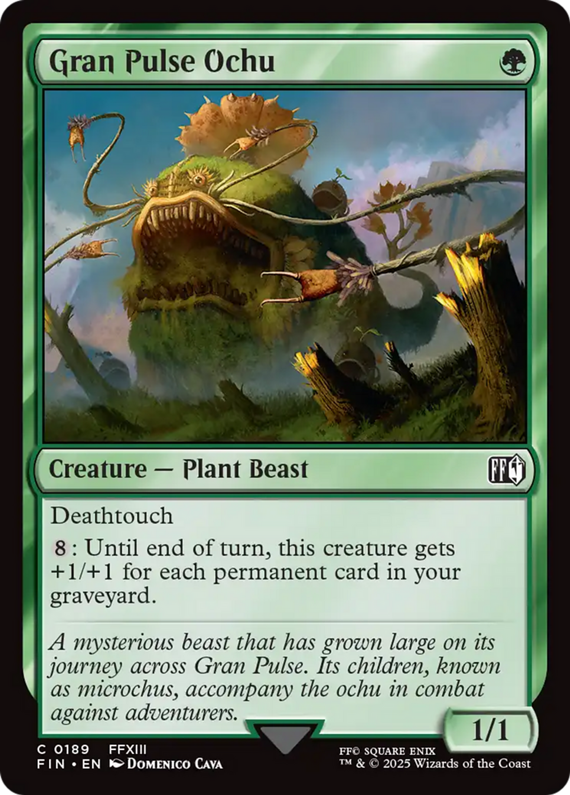 Gran Pulse Ochu — Final Fantasy — Magic: The Gathering