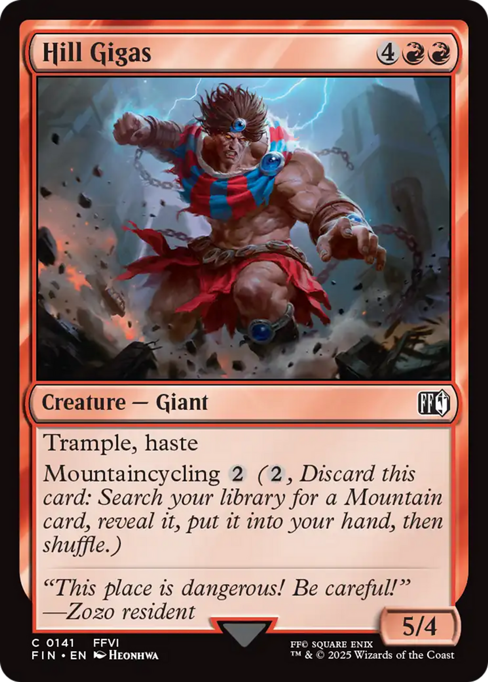 Hill Gigas — Final Fantasy — Magic: The Gathering